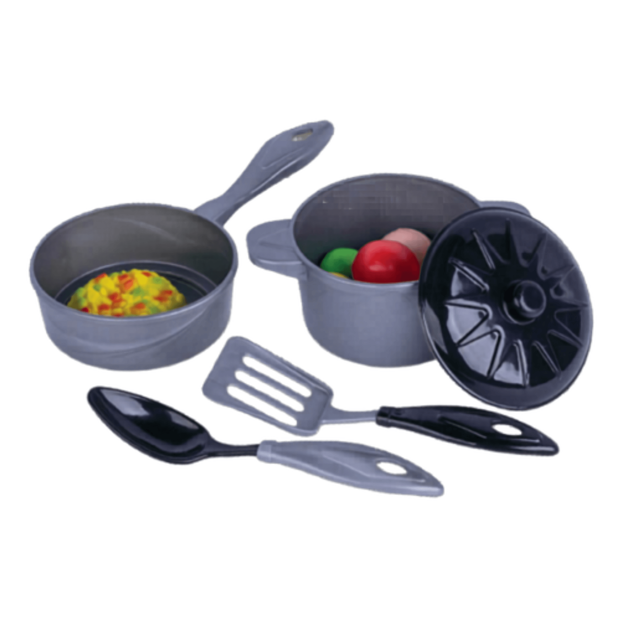 Brinquedo Cozinhando com a Mamãe Kit Panelinhas Super Toys - 661