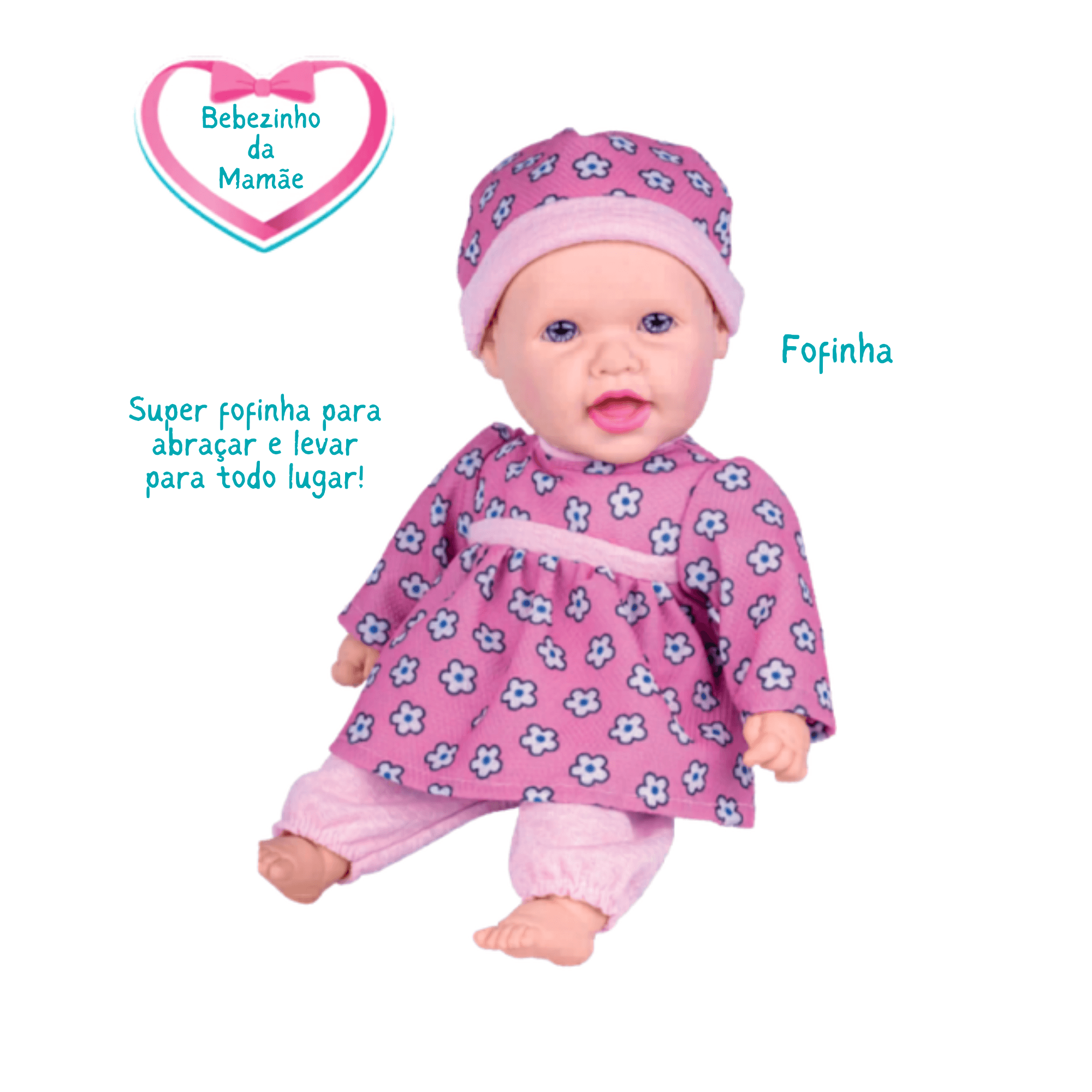 Boneca Bebezinho Da Mamãe Fofinha Super Toys - 677