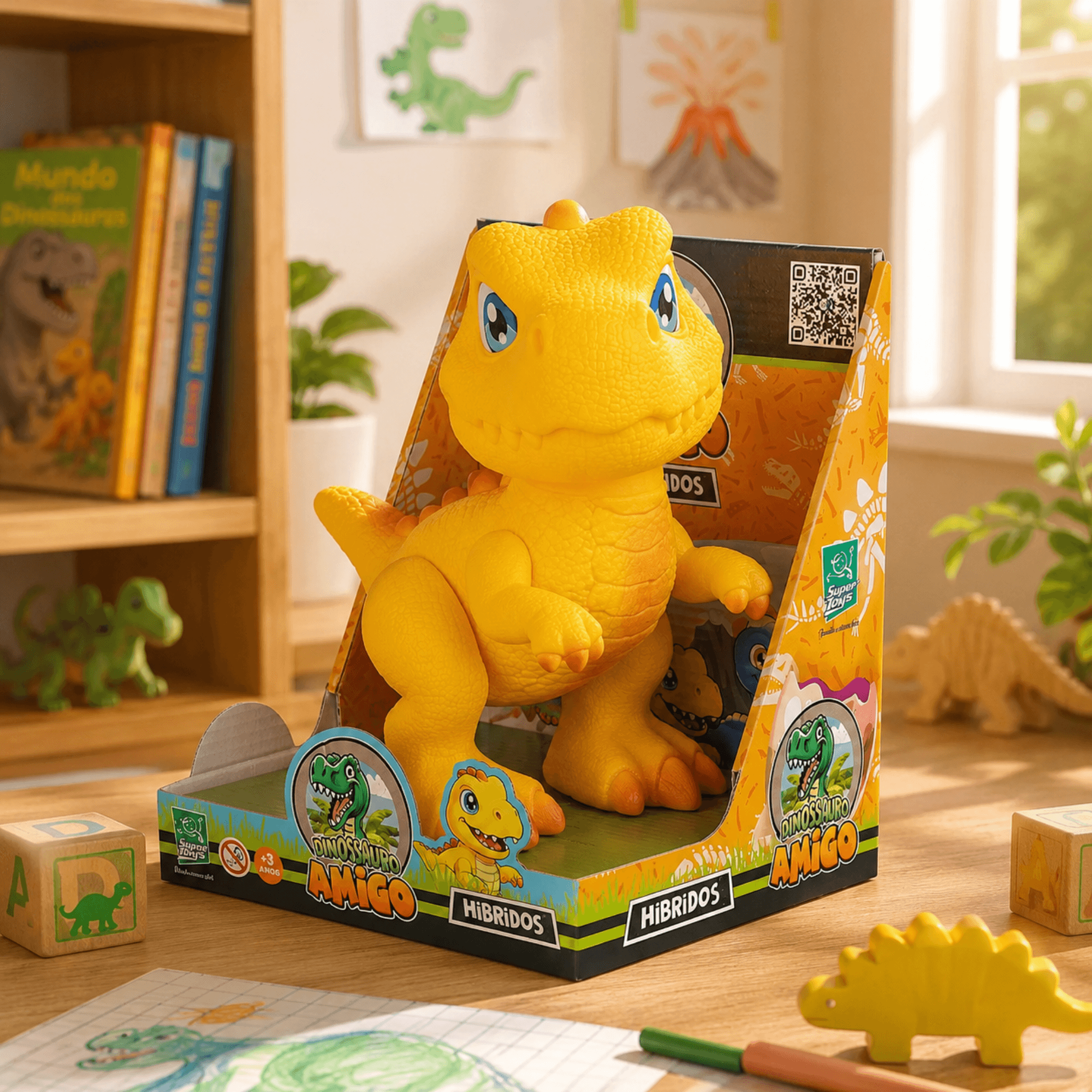 Brinquedo Dinossauro Amigo T-Rex Super Toys - 694