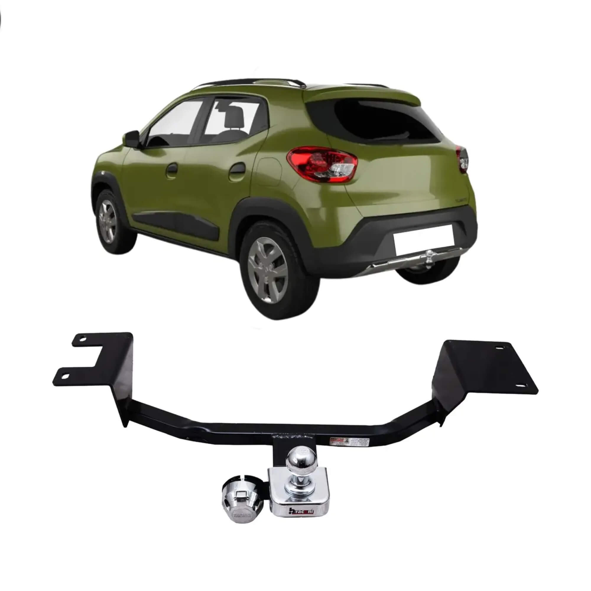 Engate Reboque Rabicho Fixo Kwid 2022 Até 2024 Braconi - BRCIM294