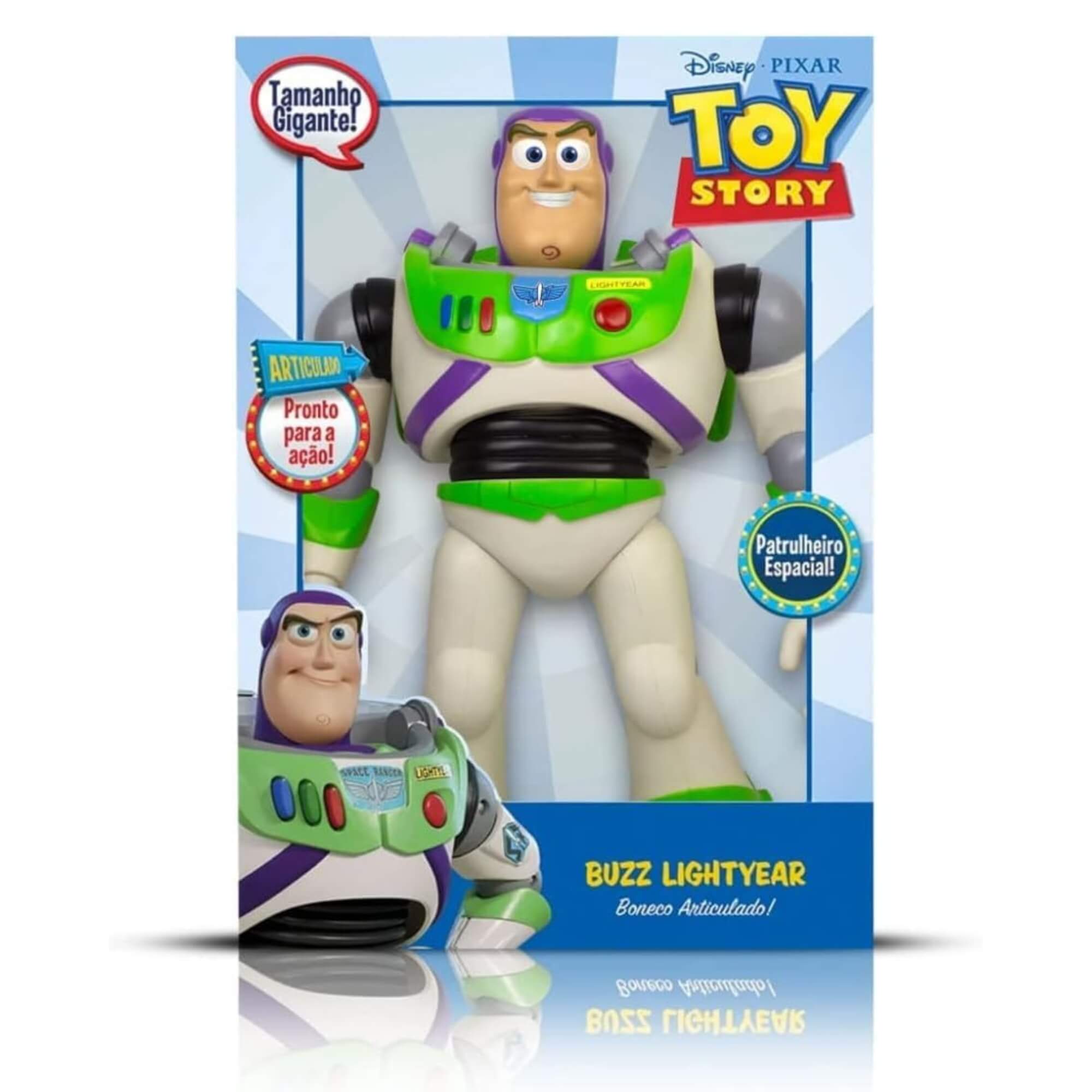 Boneco Buzz Lightyear Toy Story Disney Pixar 55cm - Mimo Toys 466