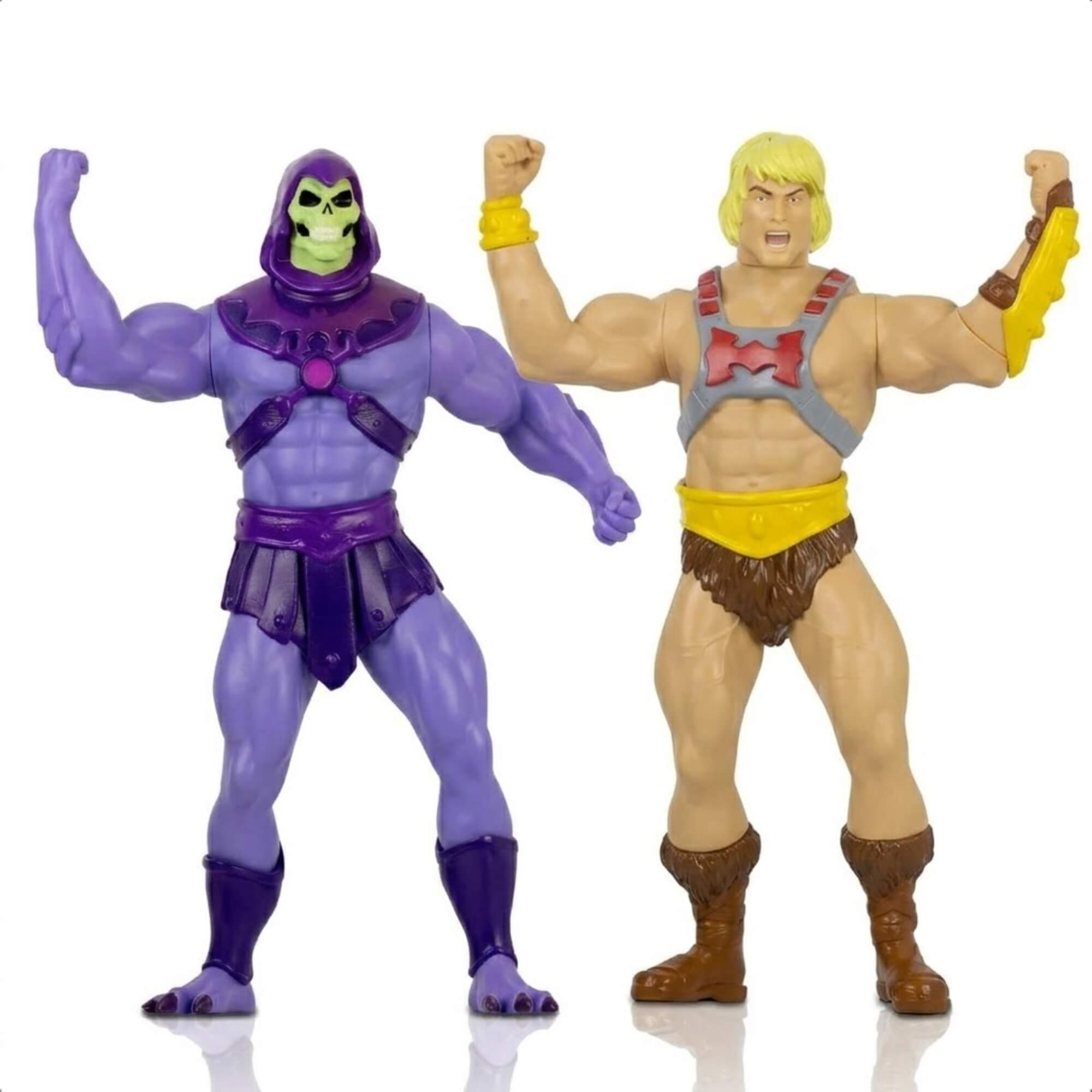 COMP Kit Bonecos Articulados He-Man e Esqueleto - Mestres do Universo Mimo Toys