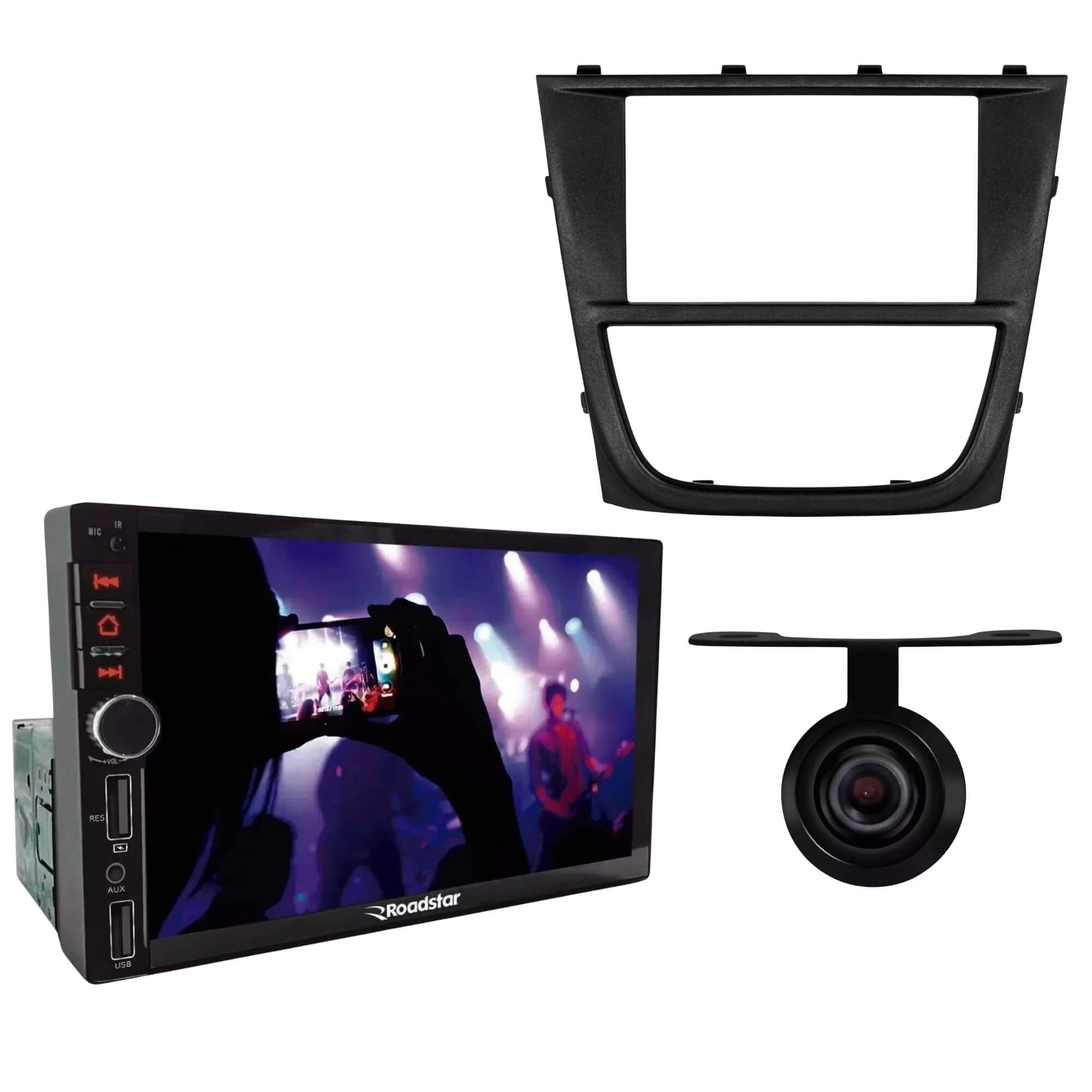 VAR Kit Multimídia Gol G5 (Mídia + Moldura + Câmera de Ré) - Escolha Modelo:Kit Rs401