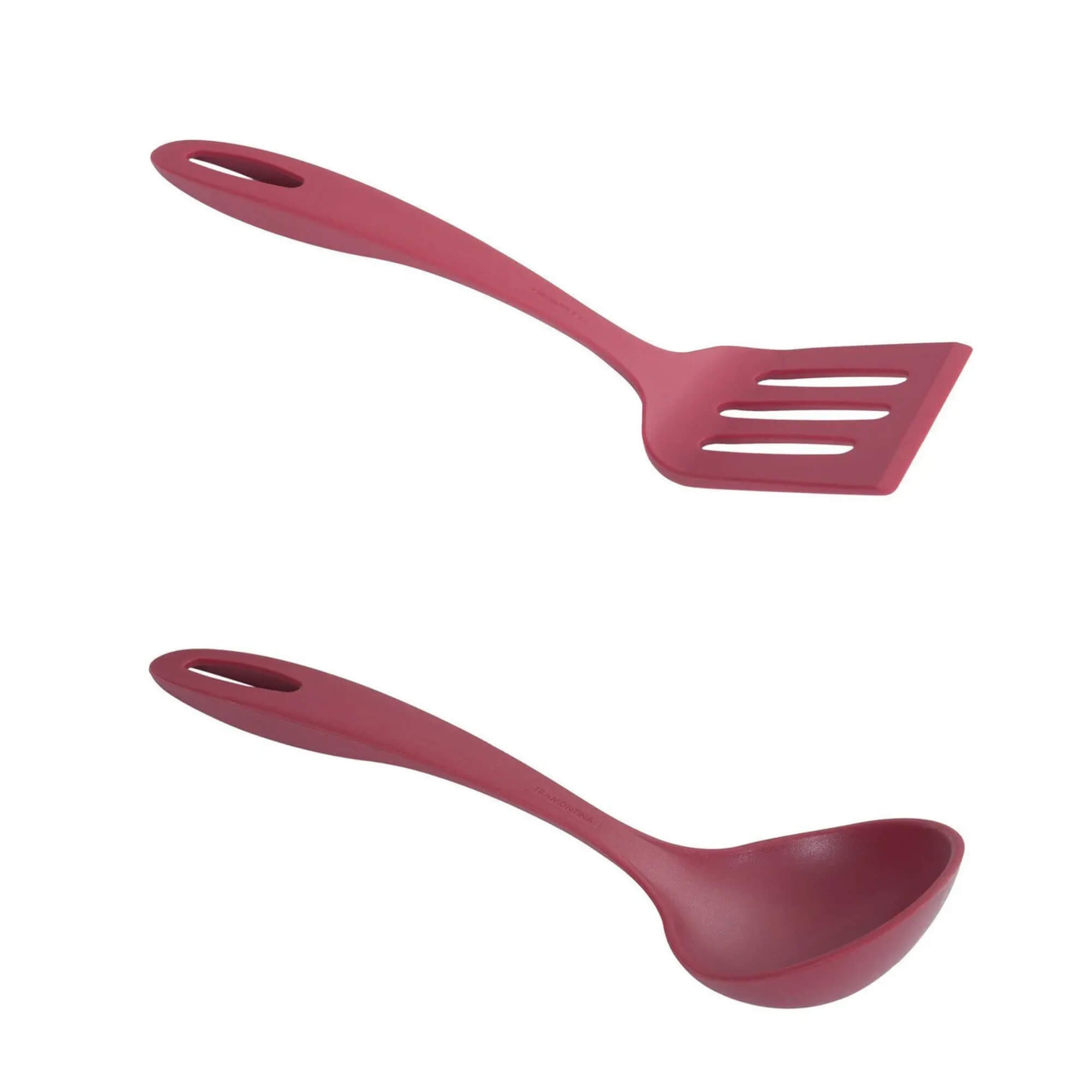 Jogo de Panelas Alumínio Antiaderente Turim Vermelho + Utensílios (12 pçs) Tramontina - 20297798