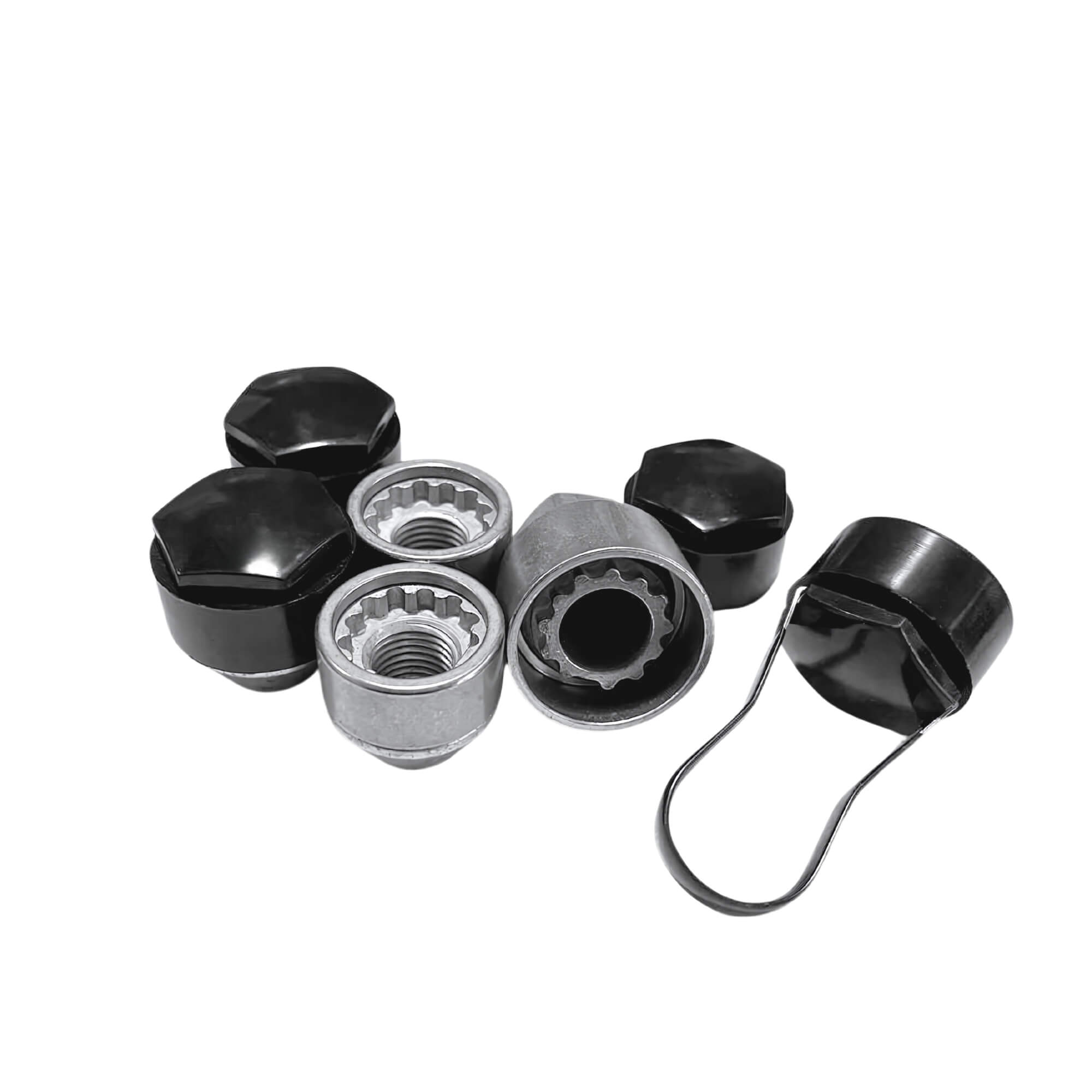 Kit Porcas Antifurto Starlock com Tampa compatível c/ Byd, Leap e Denza Farad - DST51/E 343