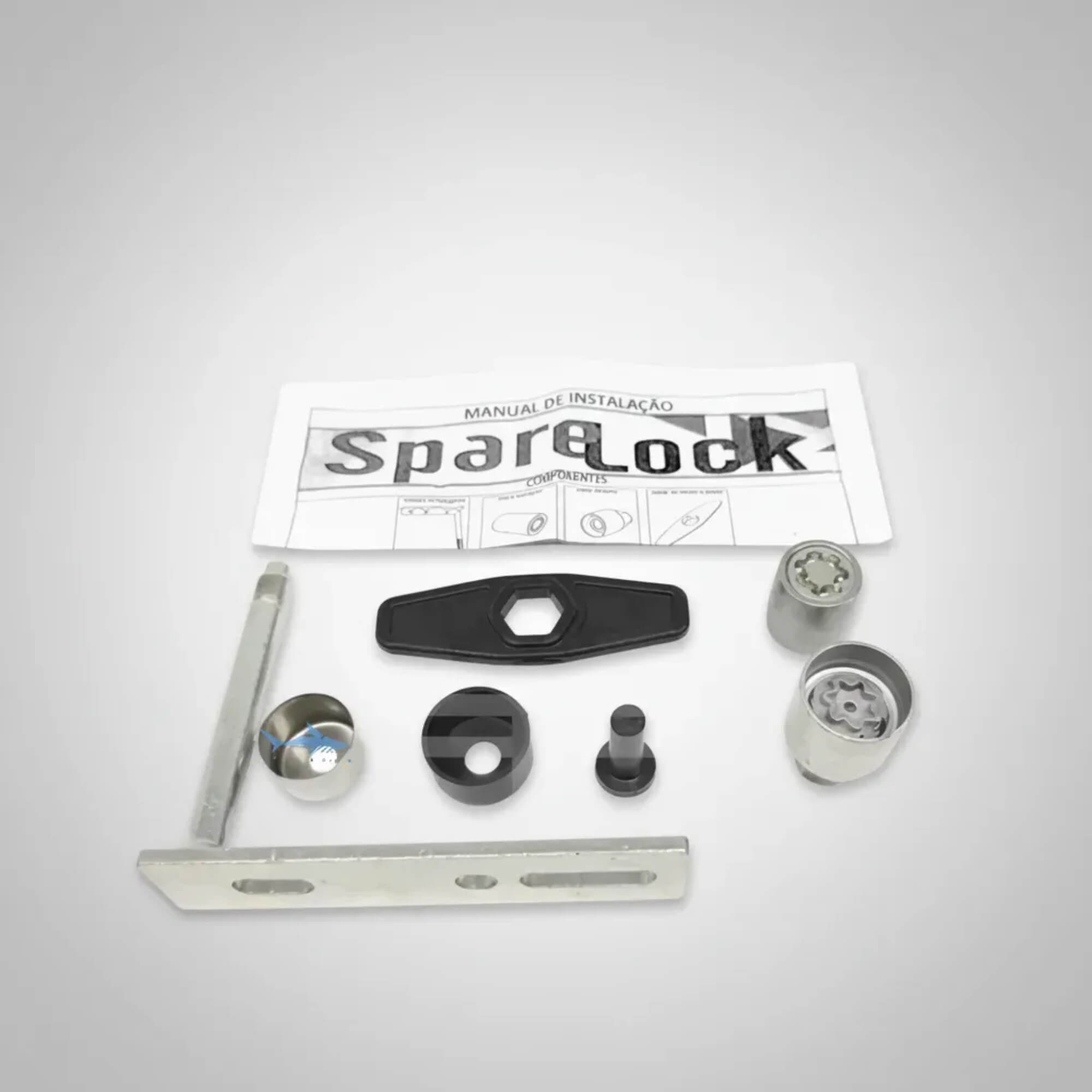 Antifurto do Estepe Sparelock compatível c/ Duster Exceto 4x4 Farad - FT109 3856