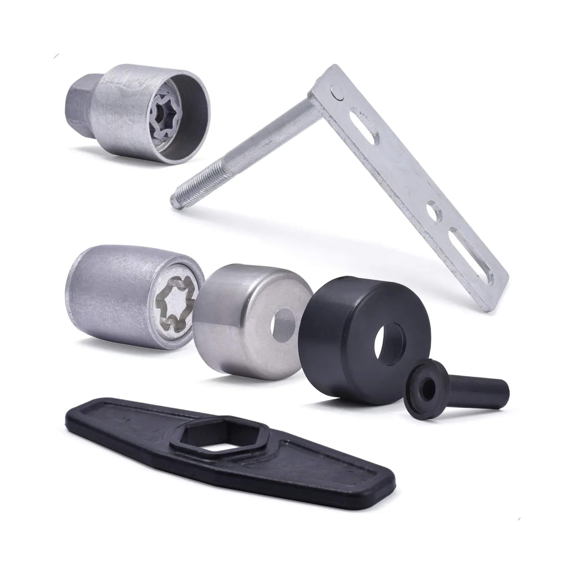 Antifurto do Estepe Sparelock compatível c/ Oroch 2015 adiante Farad - FT110 3857