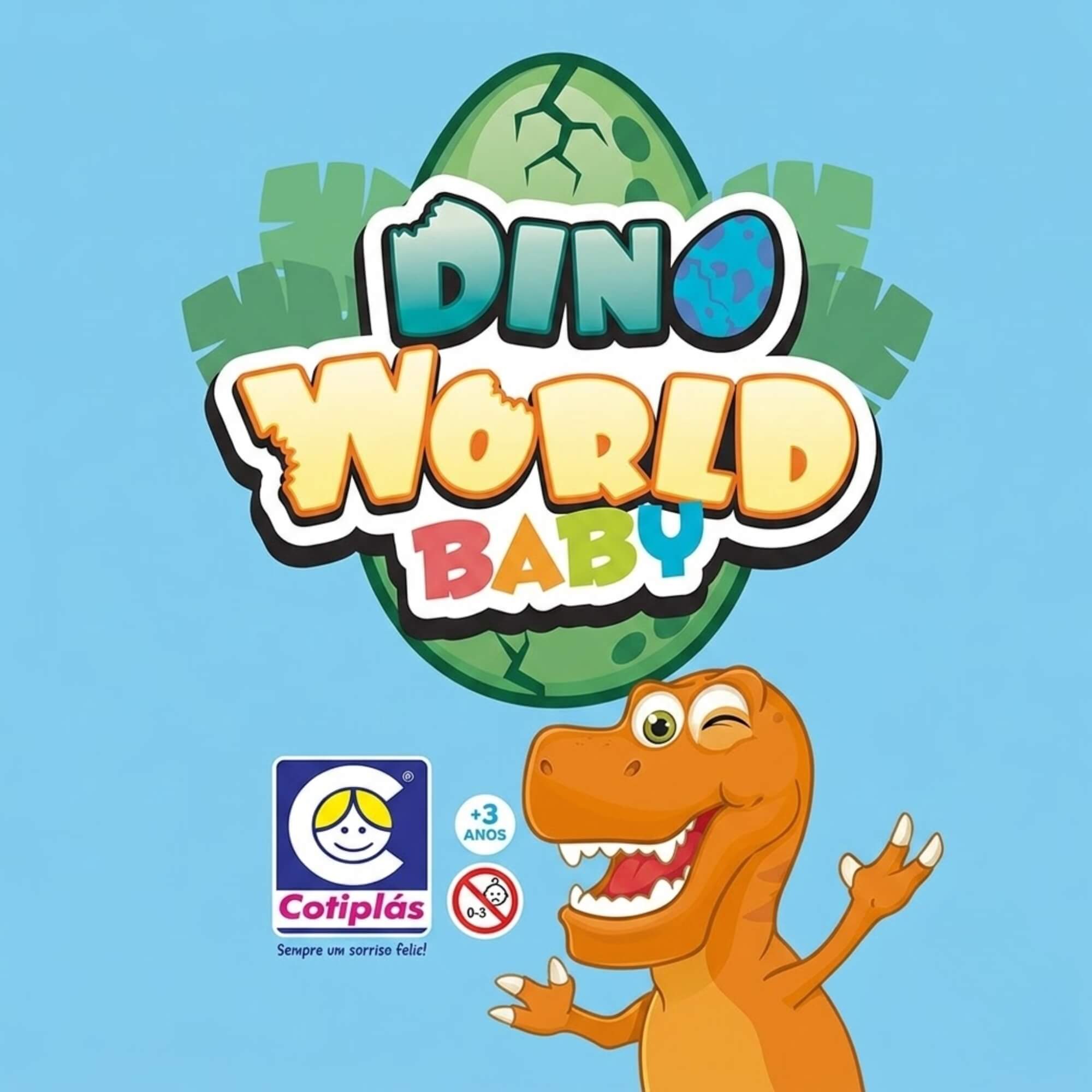 Boneco Dinossauro Dino World Baby T-Rex Com Som Cotiplás - 2929