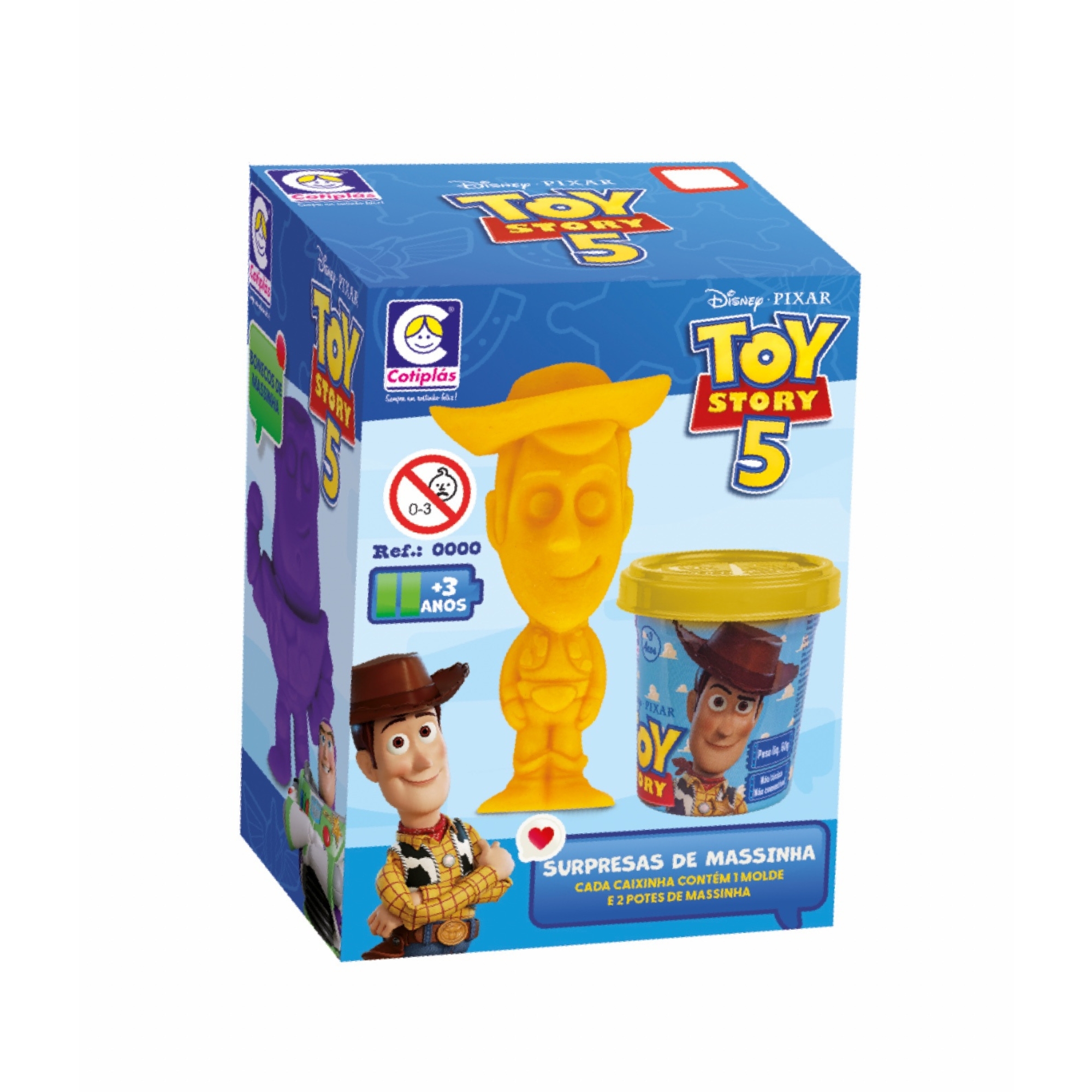 Brinquedo Disney Toy Story Surpresas De Massinha Sortido e Unitário Cotiplás - 2950