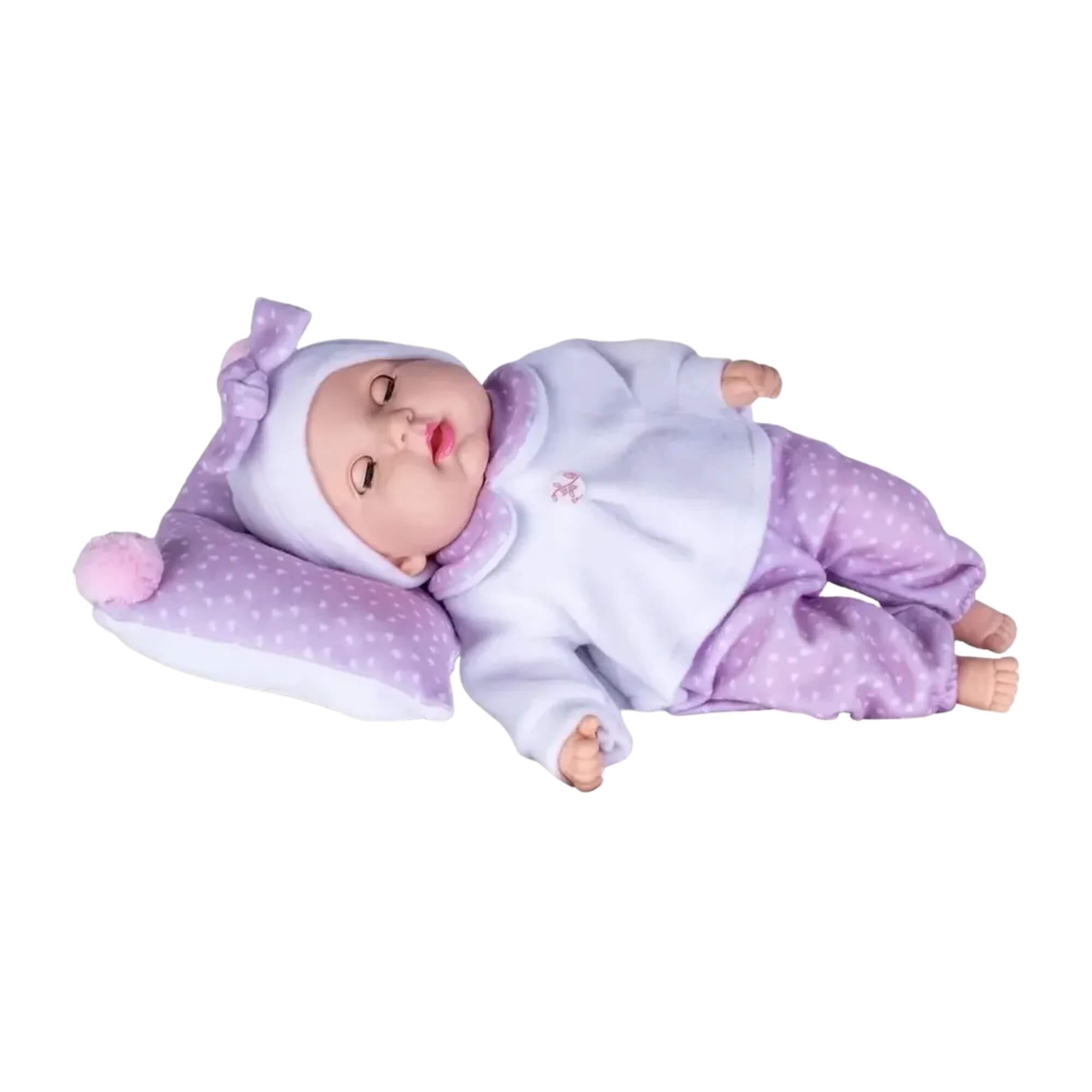 Boneca Baby Moments Bebê Reborn Menina Infantil Cotiplás - 2956