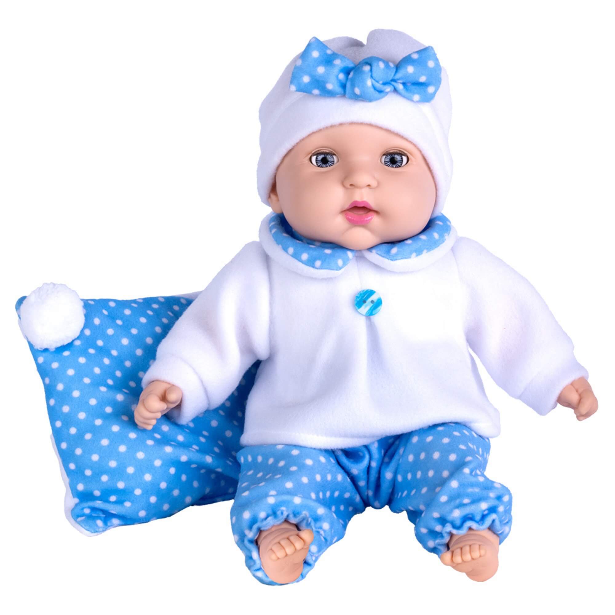 Boneca Baby Moments Reborn Menino 41cm Vinil Macio - Cotiplás - 2957