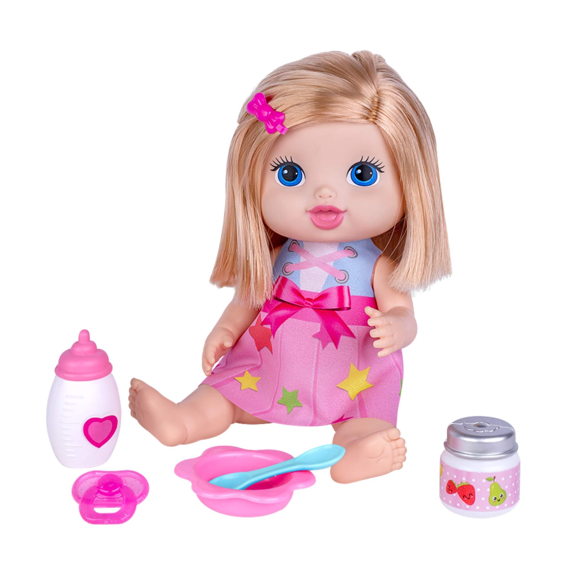 Boneca Me Pega Me Pega Bebê Com Acessórios Infantil - Cotiplás - 2968