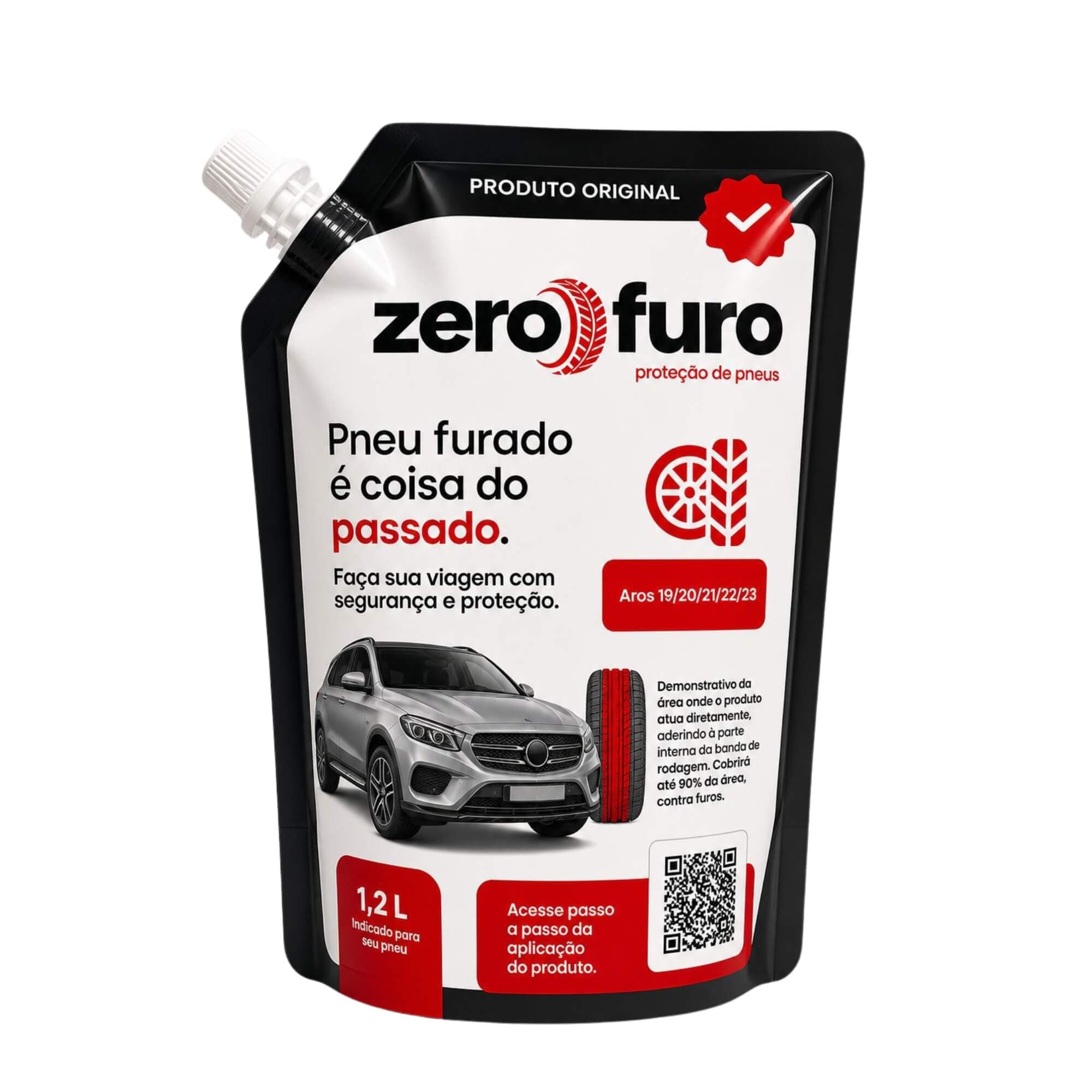 VAR Selante para Pneu Carro e Moto Zero Furo (Escolha)