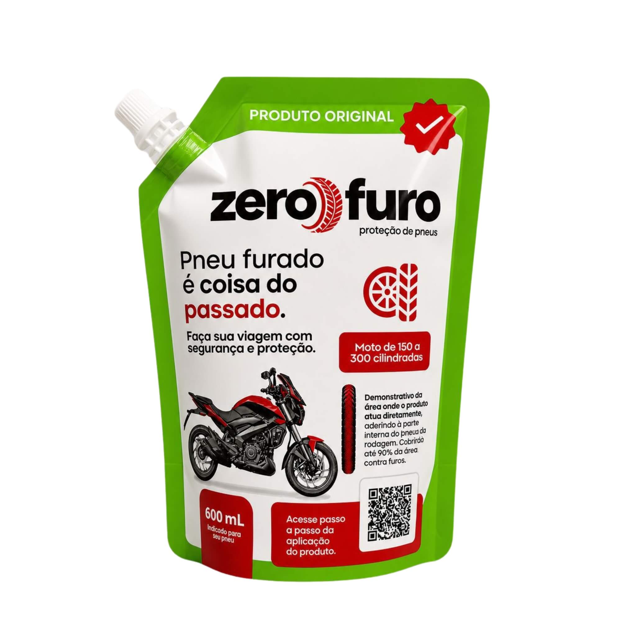 VAR Selante para Pneu Carro e Moto Zero Furo (Escolha)