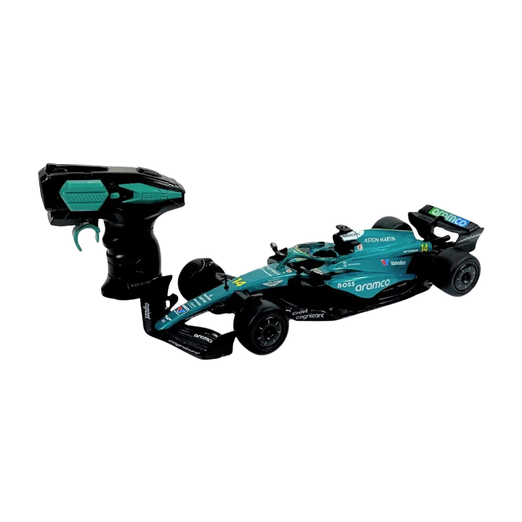 Carrinho de Controle Remoto 7 funções Aston Martin 1:20 Azul Candide - 53005