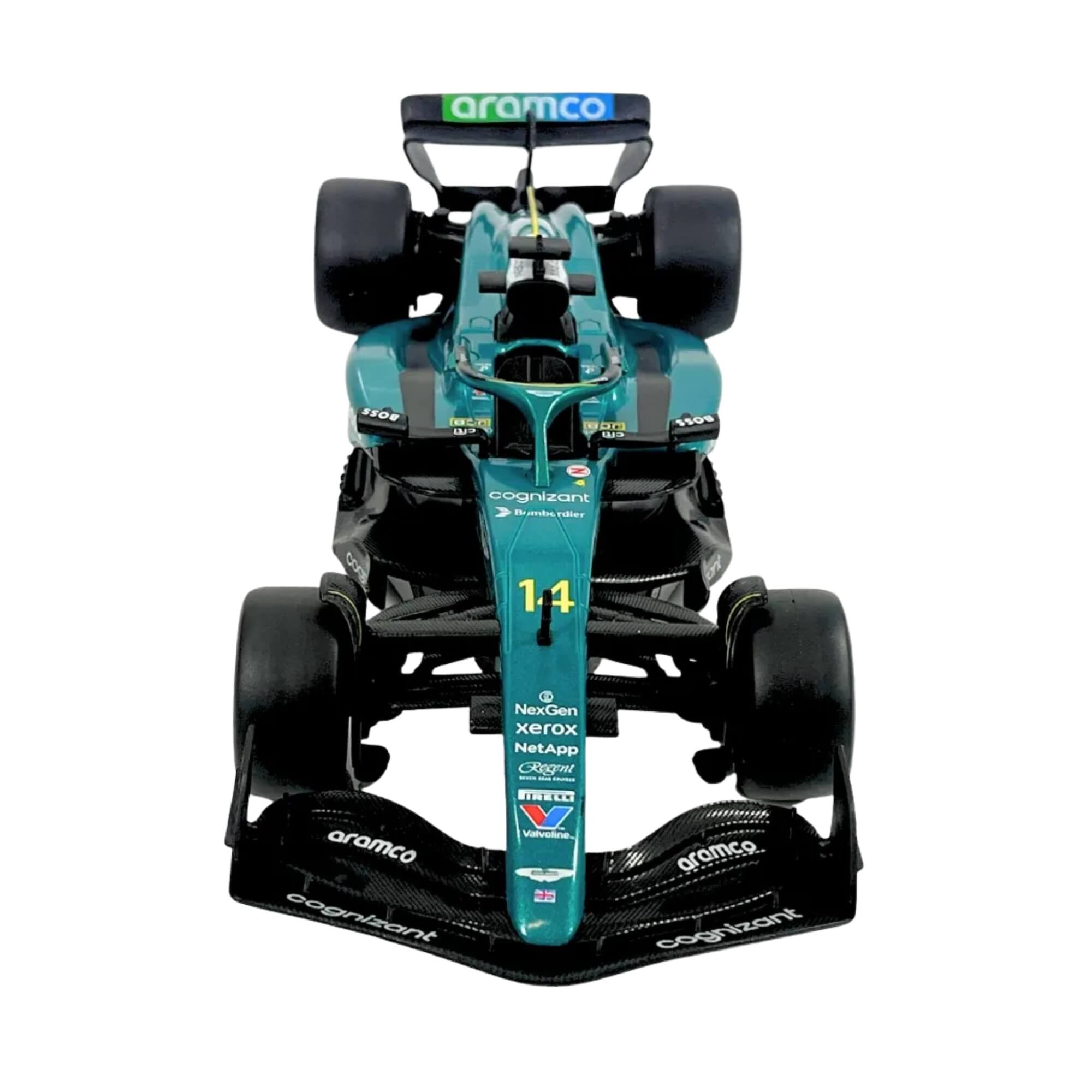 Carrinho de Controle Remoto 7 funções Aston Martin 1:20 Azul Candide - 53005