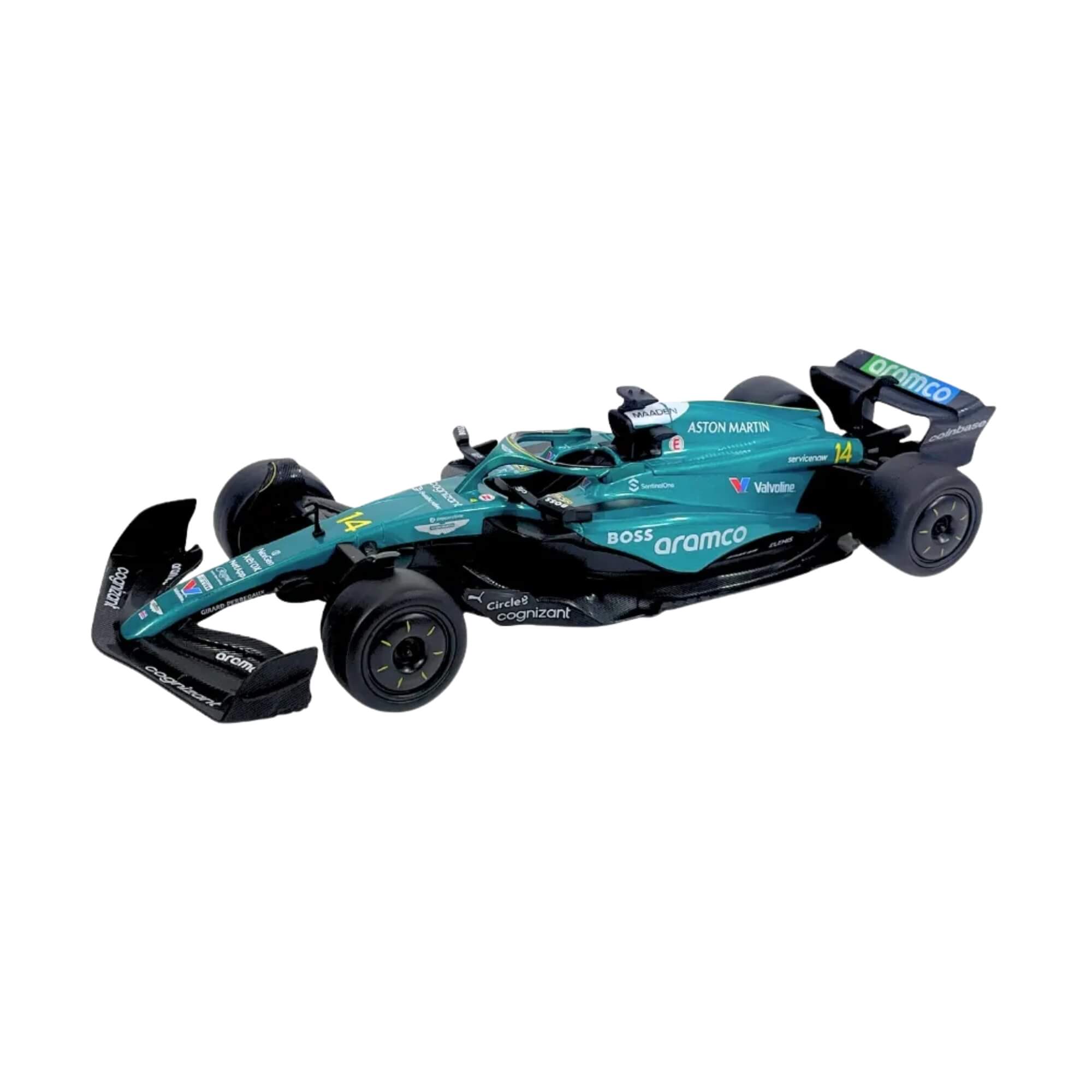 Carrinho de Controle Remoto 7 funções Aston Martin 1:20 Azul Candide - 53005