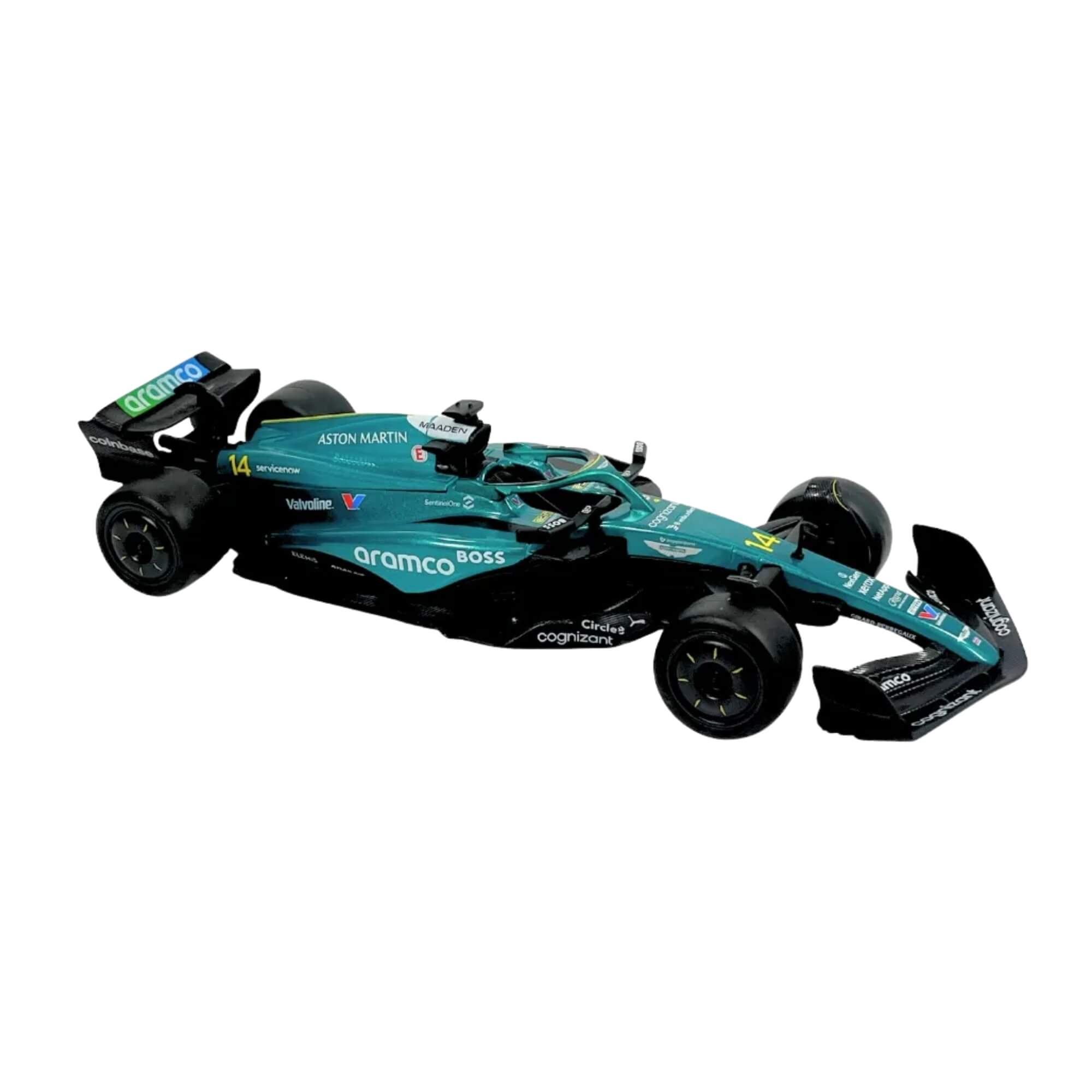 Carrinho de Controle Remoto 7 funções Aston Martin 1:20 Azul Candide - 53005