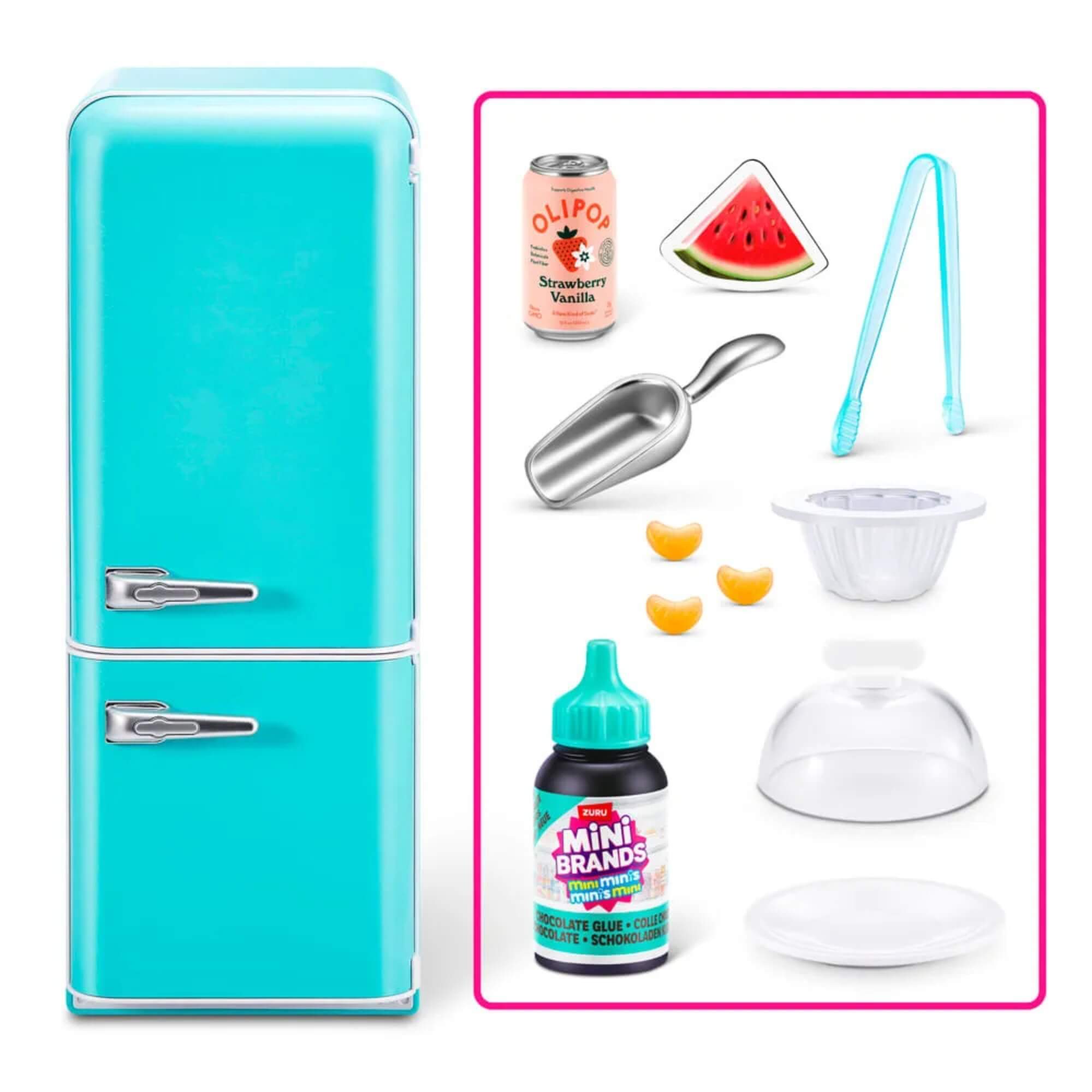 Brinquedo Geladeira Mini Brands Fill The Fridge c/ Acessórios Candide - 77021
