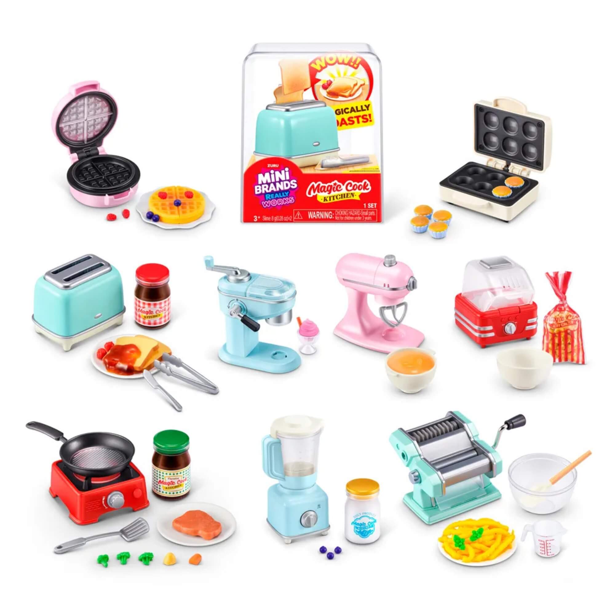 Brinquedo Mini Brands Magic Cook Kitchen 1 set Surpresa Candide - 77020