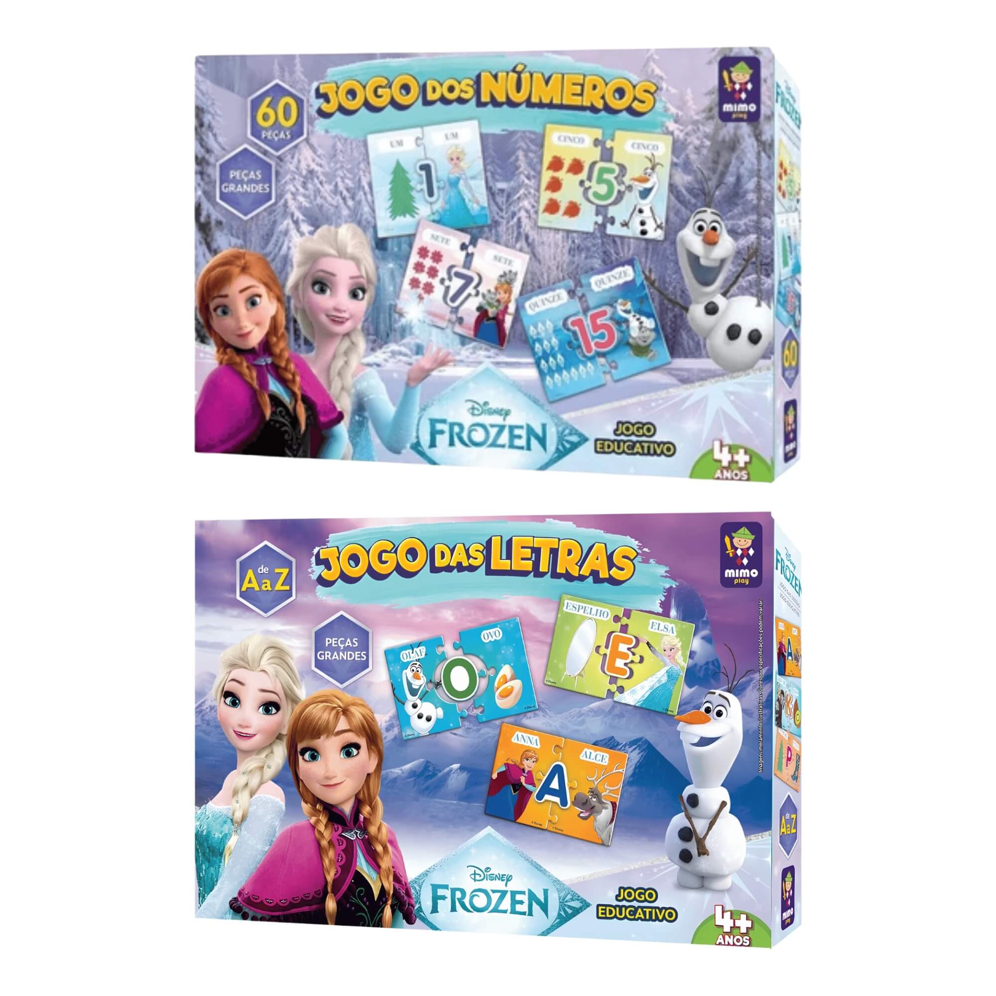COMP Kit Educativo Frozen Jogo dos Números e das Letras