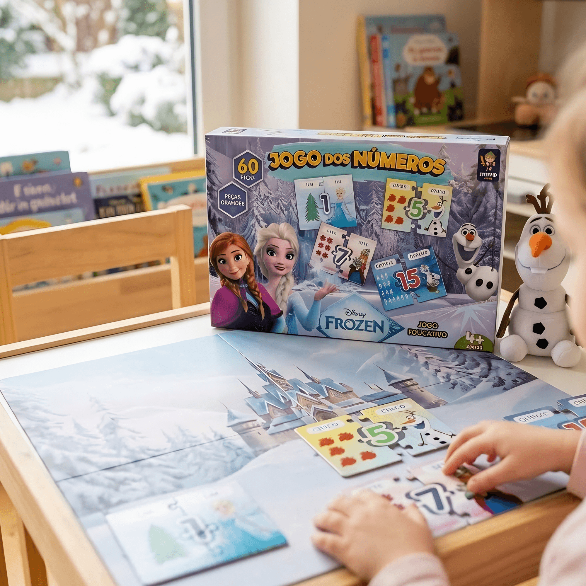 COMP Kit Educativo Frozen Jogo dos Números e das Letras