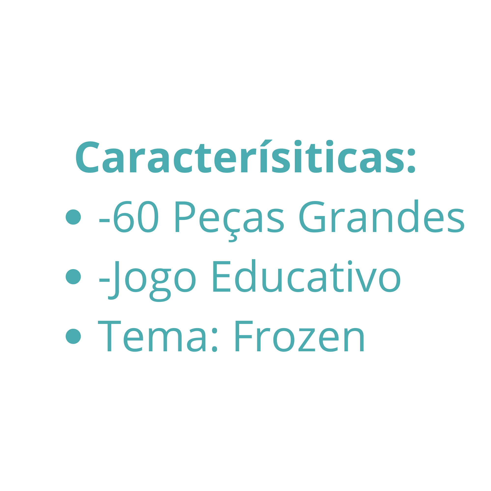 COMP Kit Educativo Frozen Jogo dos Números e das Letras