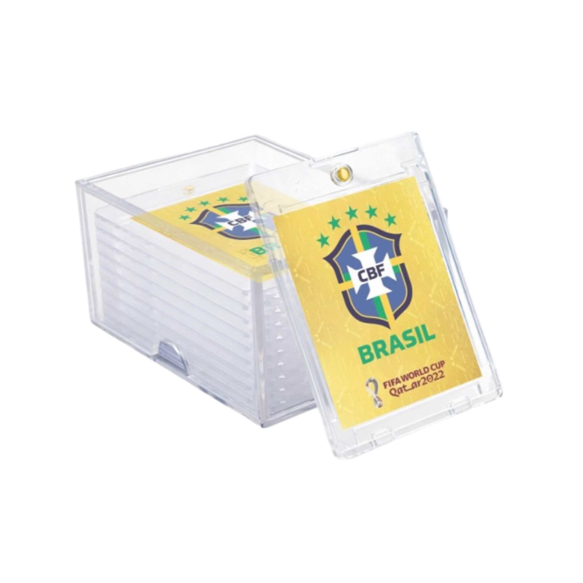 Box Premium + 10 Cases de 4mm p/ Figurinhas BRA - BC-4310