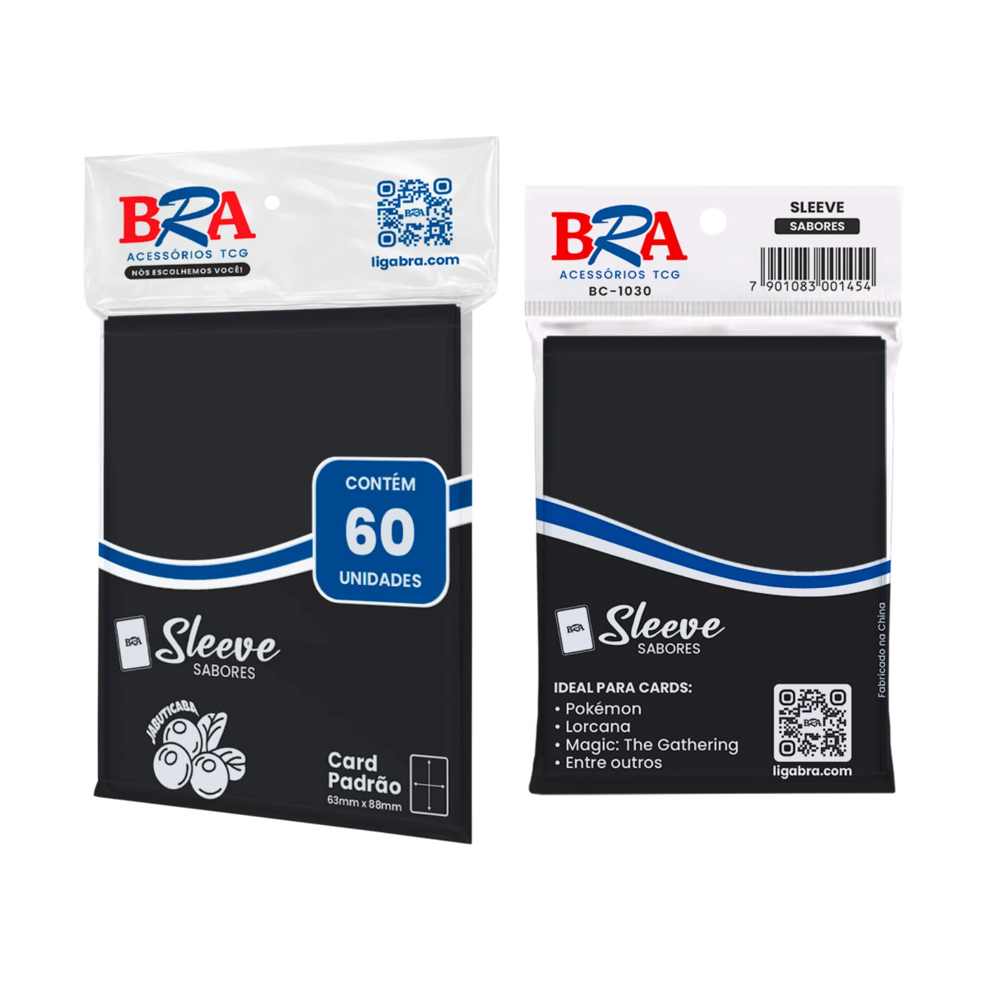 Sleeve Coleção Sabores Jabuticaba Preto c/ 60 unidades BRA - BC-1030