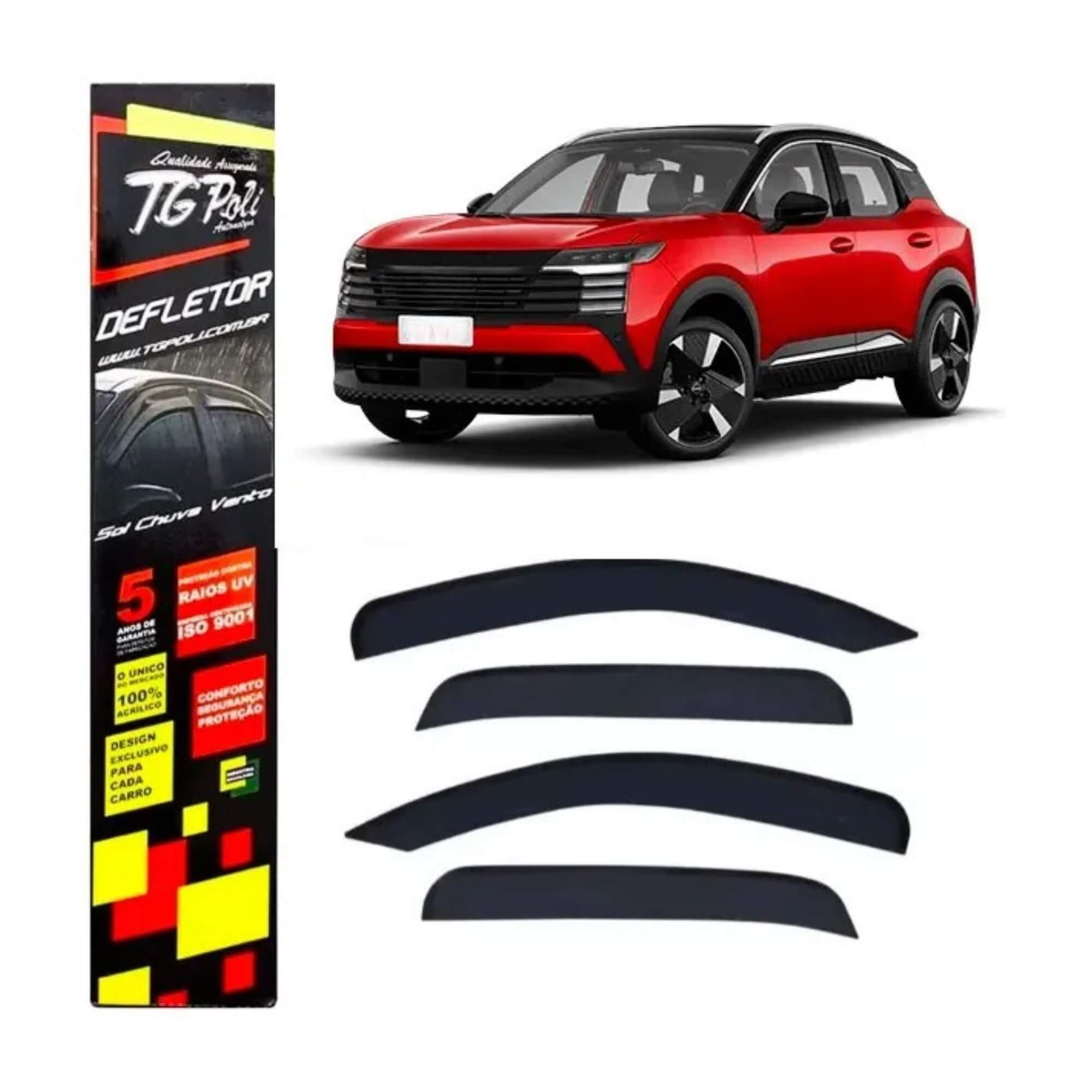 Calha Inteiriça/Slim Nissan Kicks 2026 4 Portas TG Poli - TG01100208