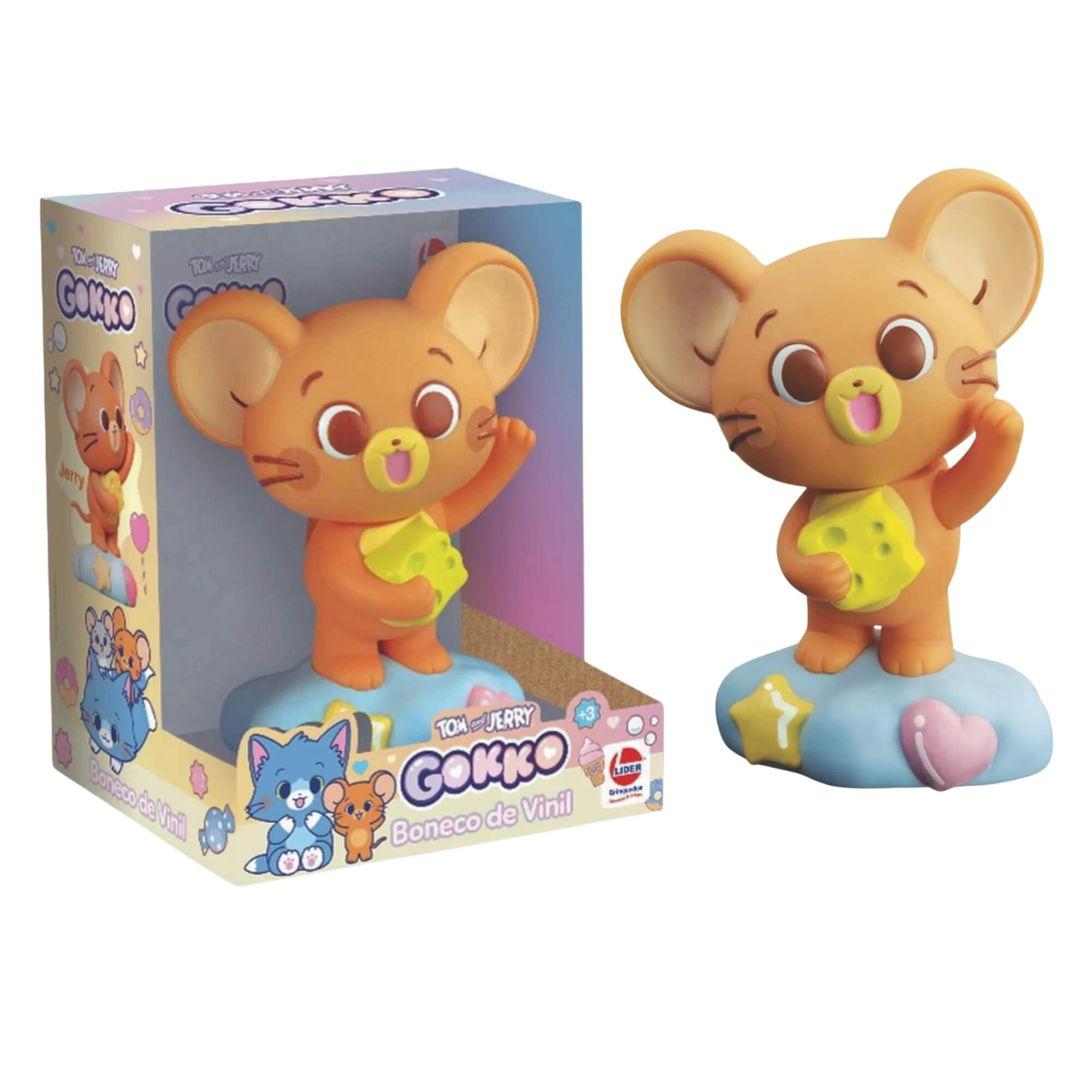 Boneco Infantil Jerry Gokko Tom e Jerry Líder - 3878