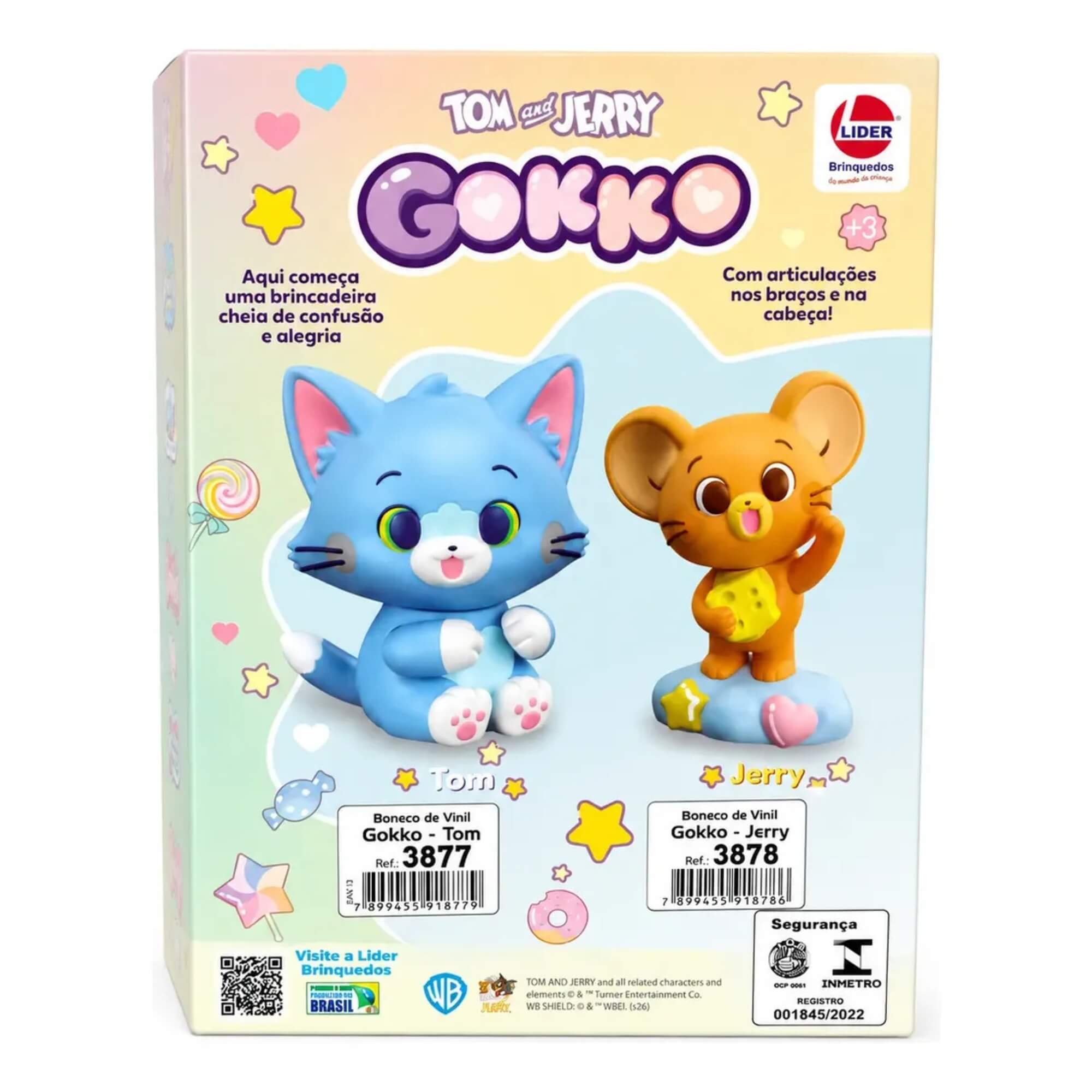 Boneco Infantil Jerry Gokko Tom e Jerry Líder - 3878