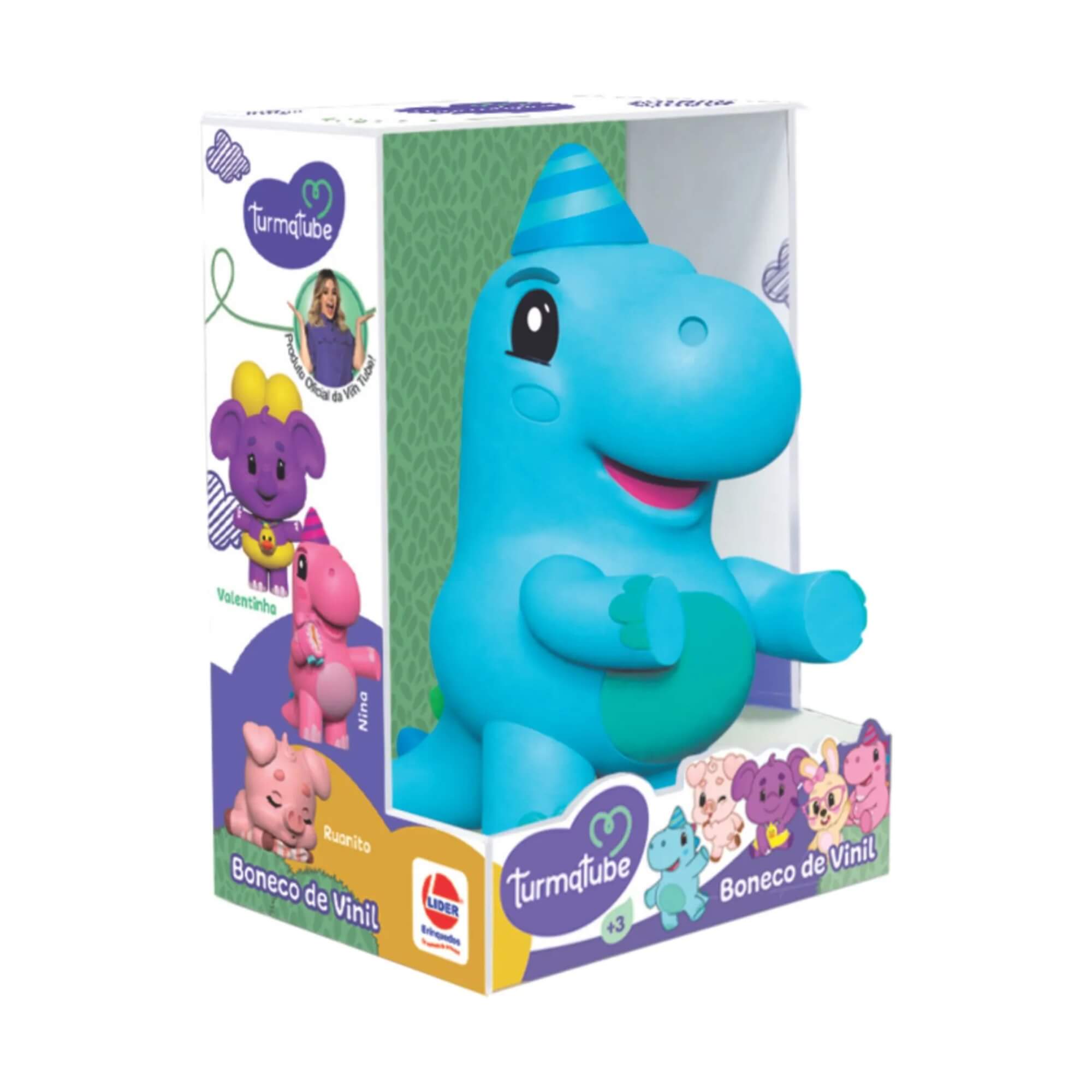 Boneco Infantil TurmaTube Nino Colecionável 16 cm Líder - 3894