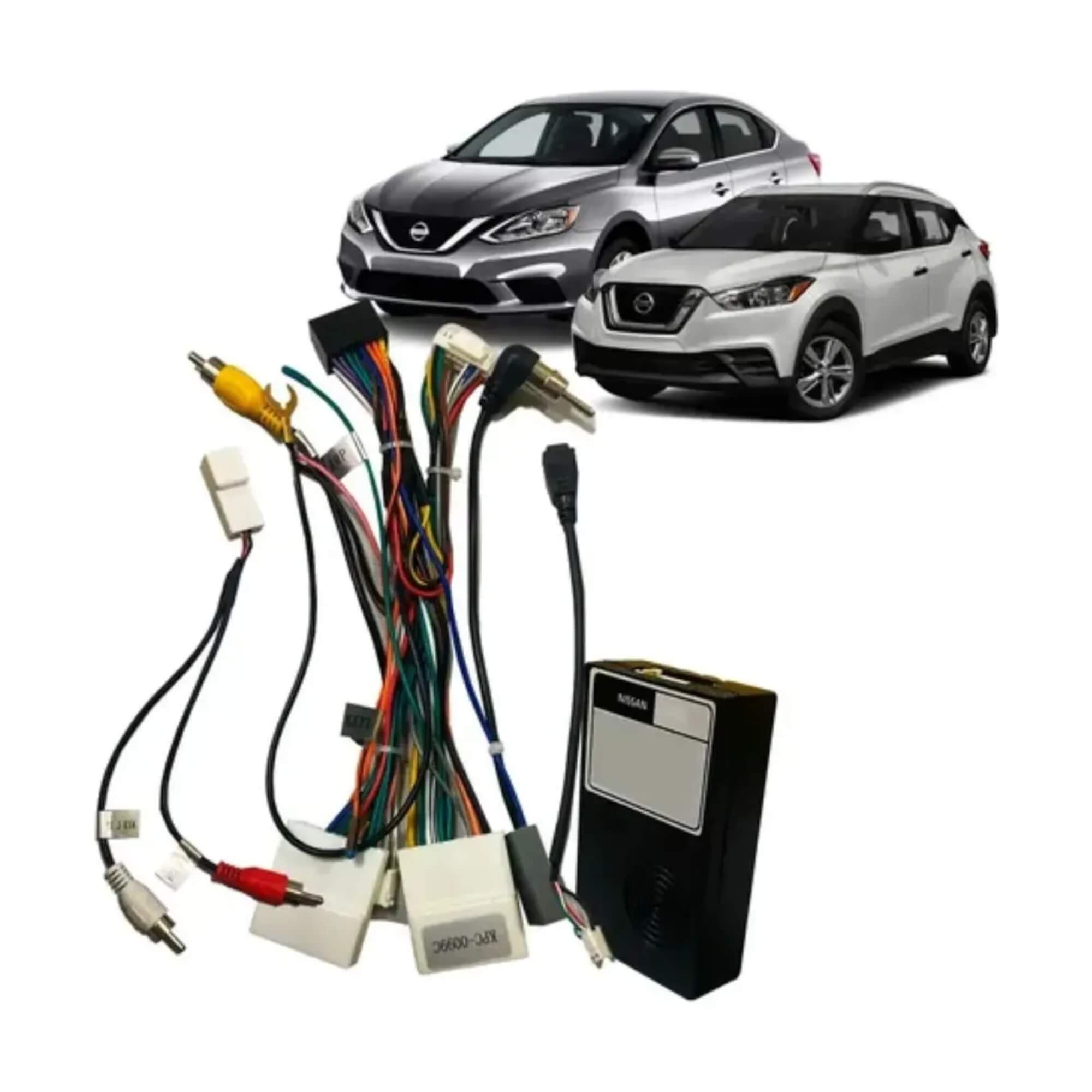 Kit de Controle do Comando Multifunção c/ Câmera 360º Linha Nissan Expex - EXCANPLUS-NS02