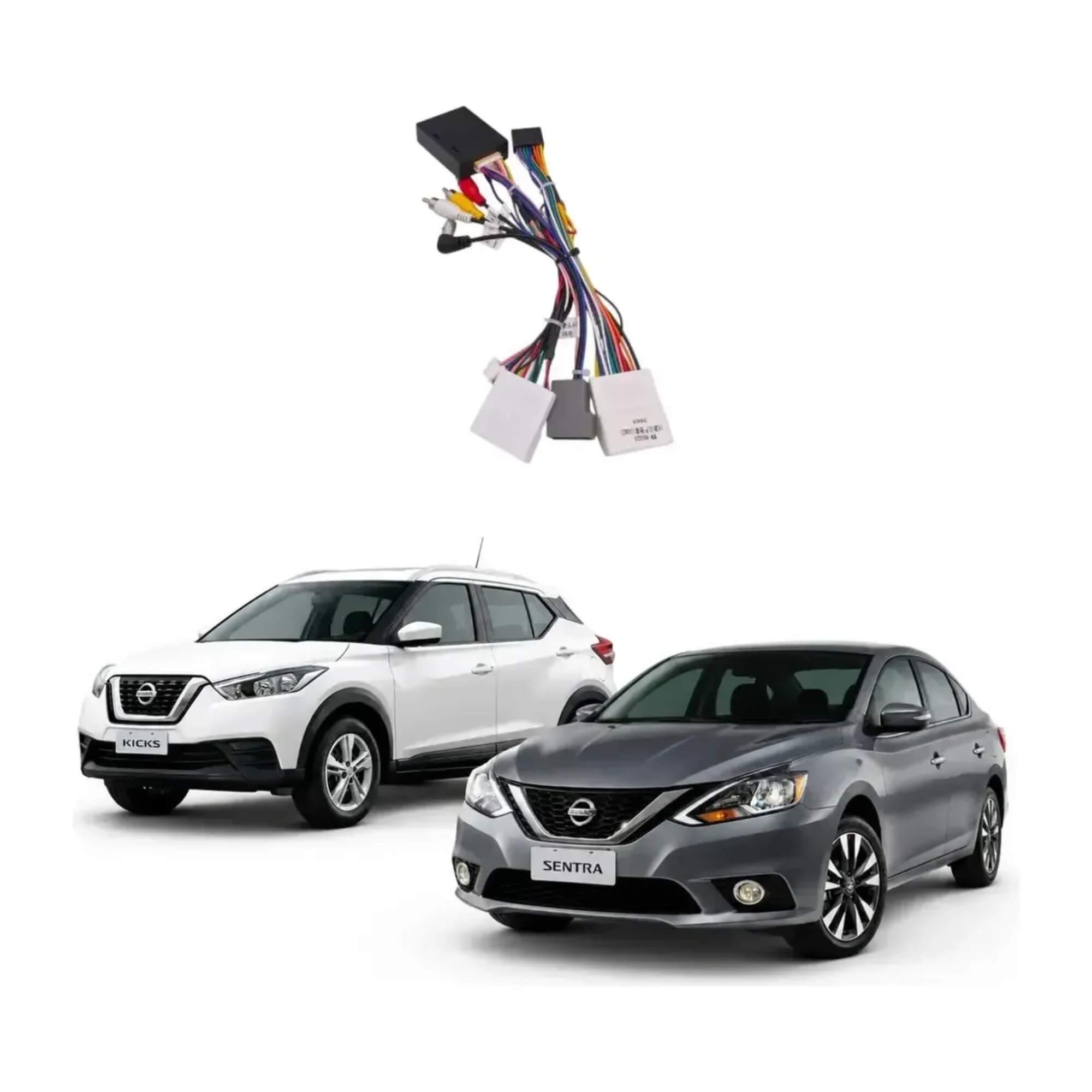 Kit de Controle do Comando Multifunção c/ Câmera 360º Linha Nissan Expex - EXCANPLUS-NS02