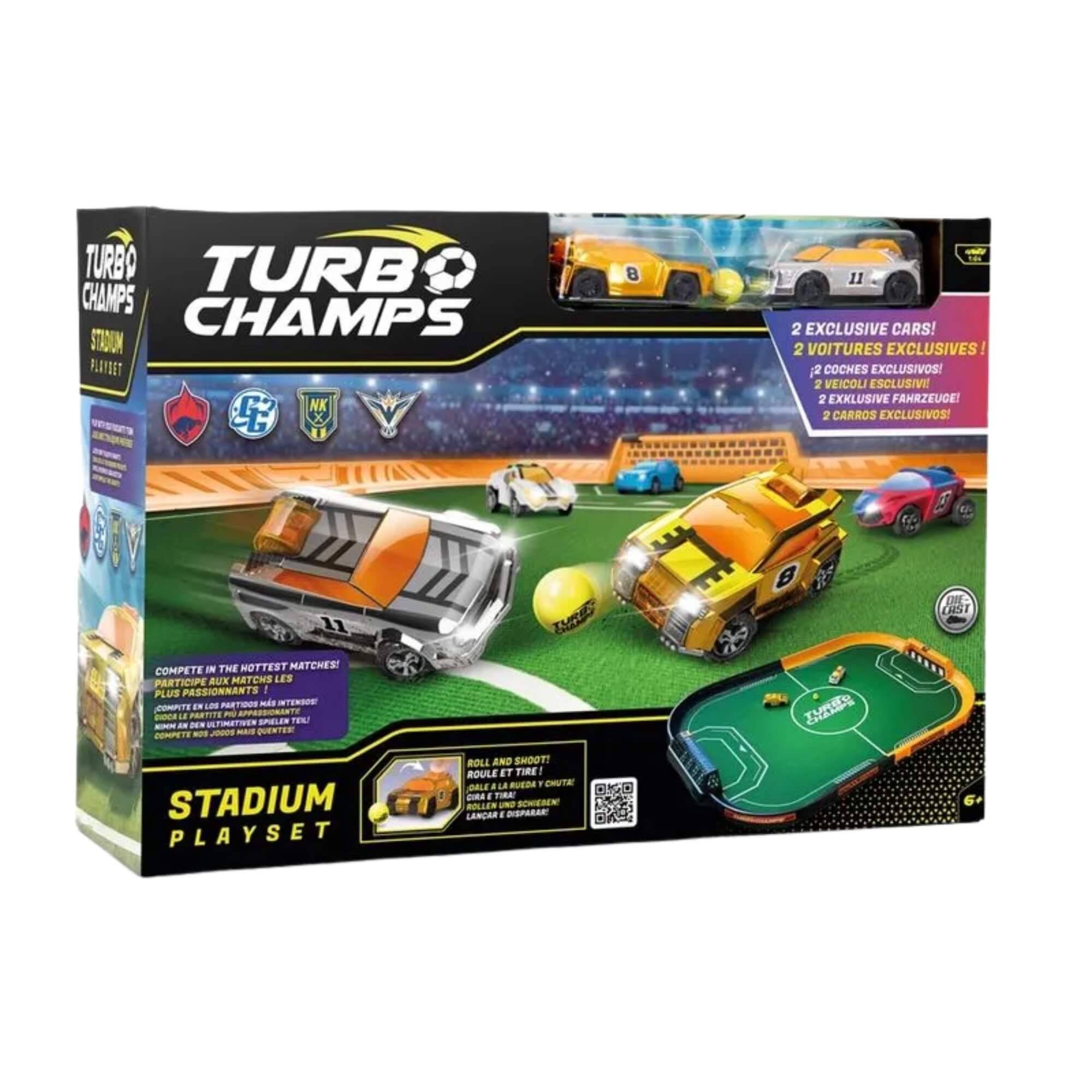 Playset Estádio De Futebol Turbo Champs Com Acessórios Multikids - BR2468