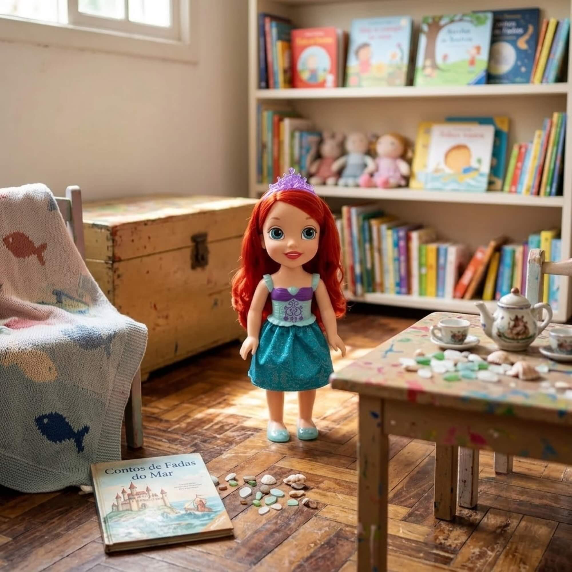 Boneca Disney Ariel Minha Primeira Princesa 33cm Multikids - BR2543