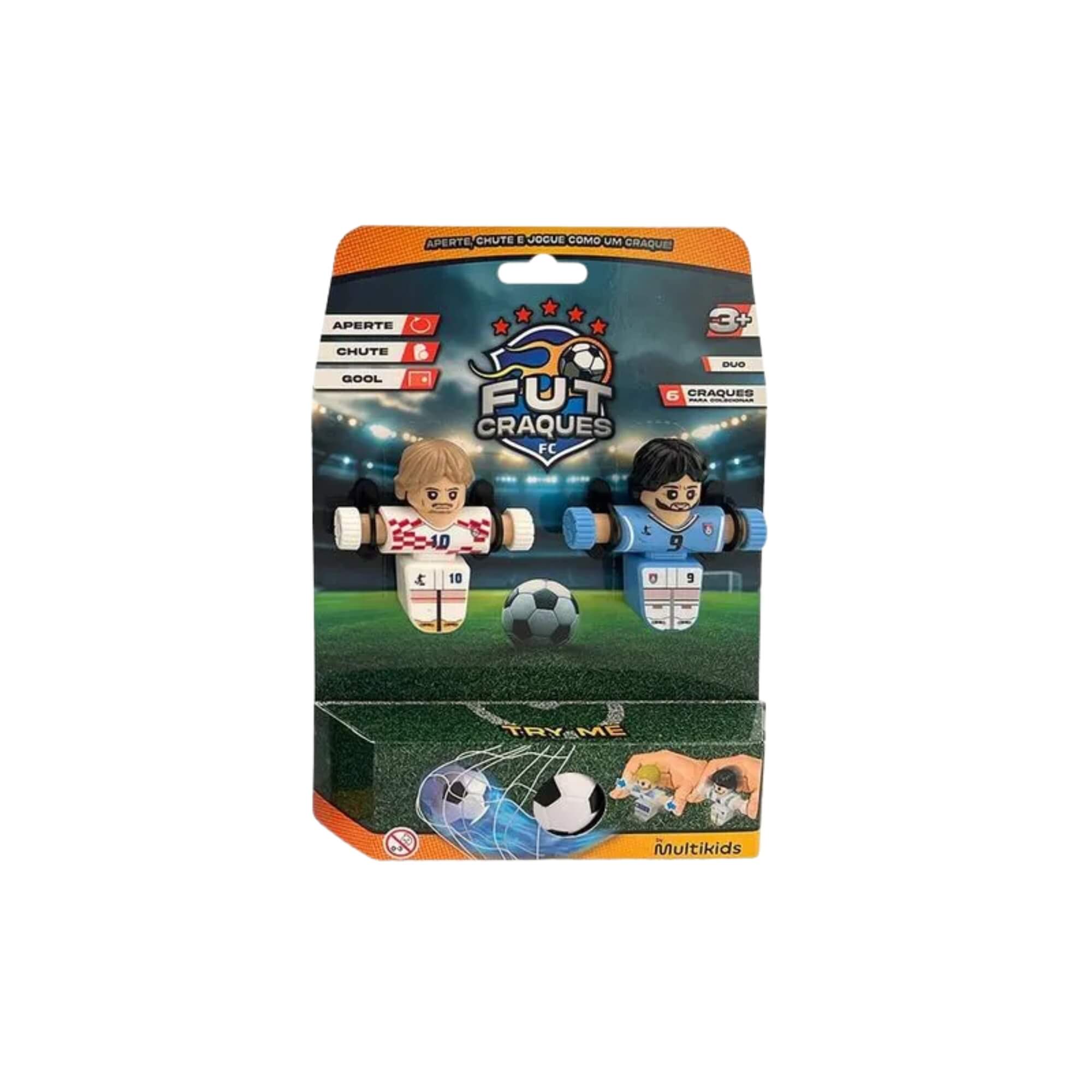 Fut Craques FC Duo Futebol Para Duplas Sortido e Unitário Multikids - BR2574