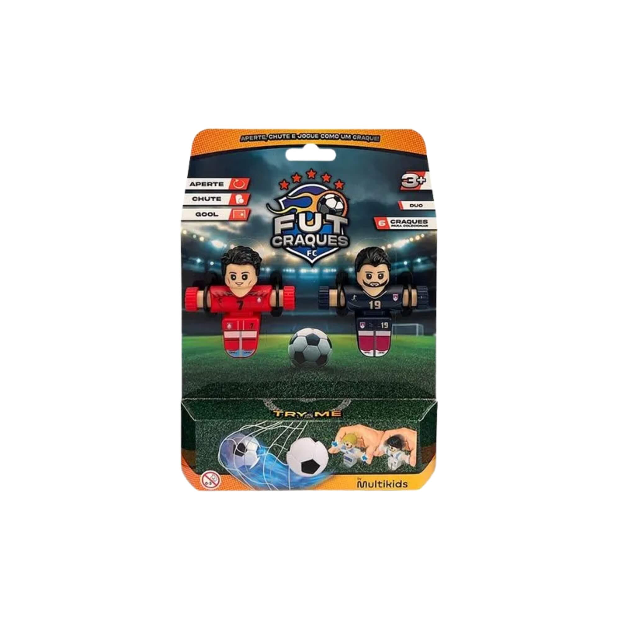 Fut Craques FC Duo Futebol Para Duplas Sortido e Unitário Multikids - BR2574