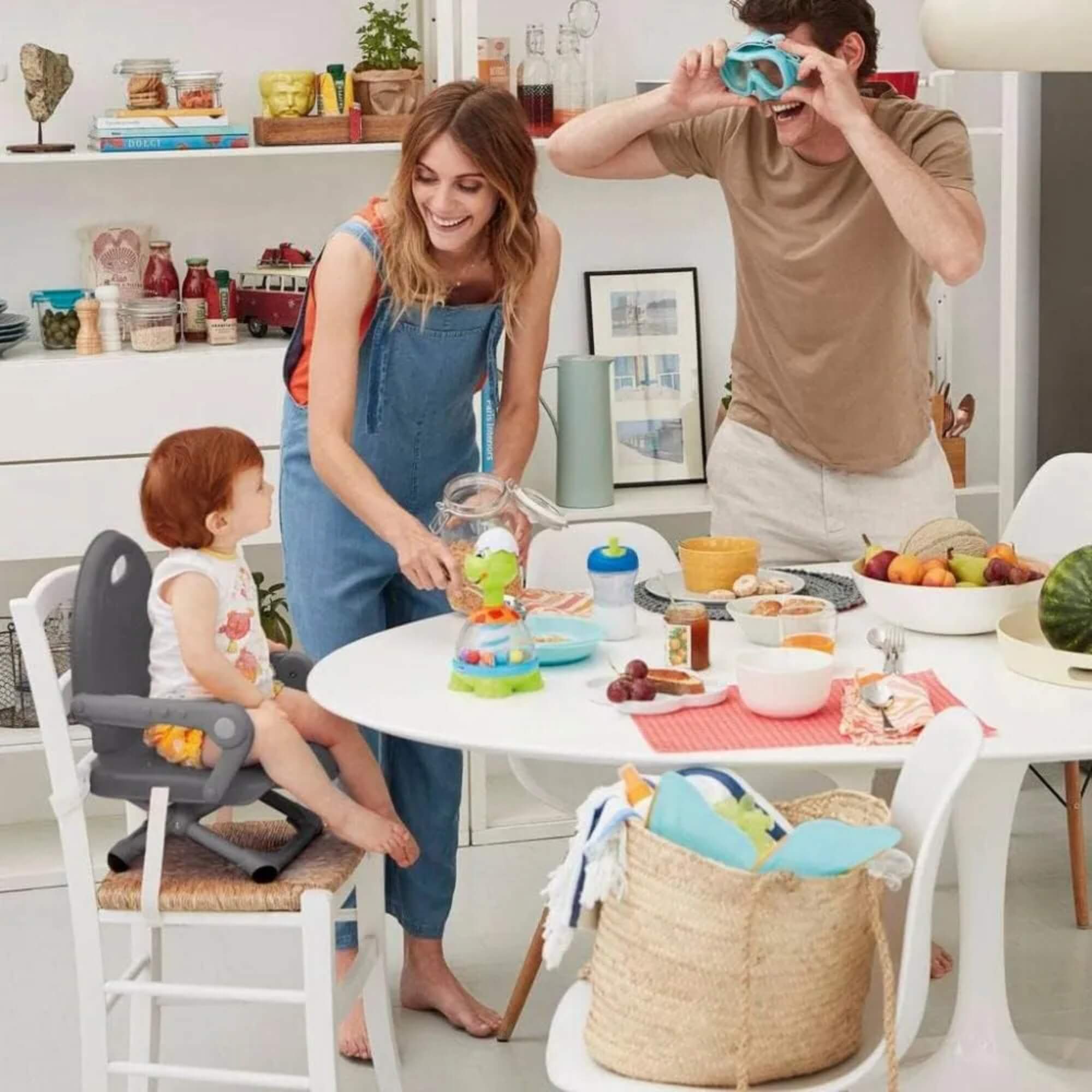 Assento Elevatório Pocket Snack cor Cinza Chicco- 000005079340400000
