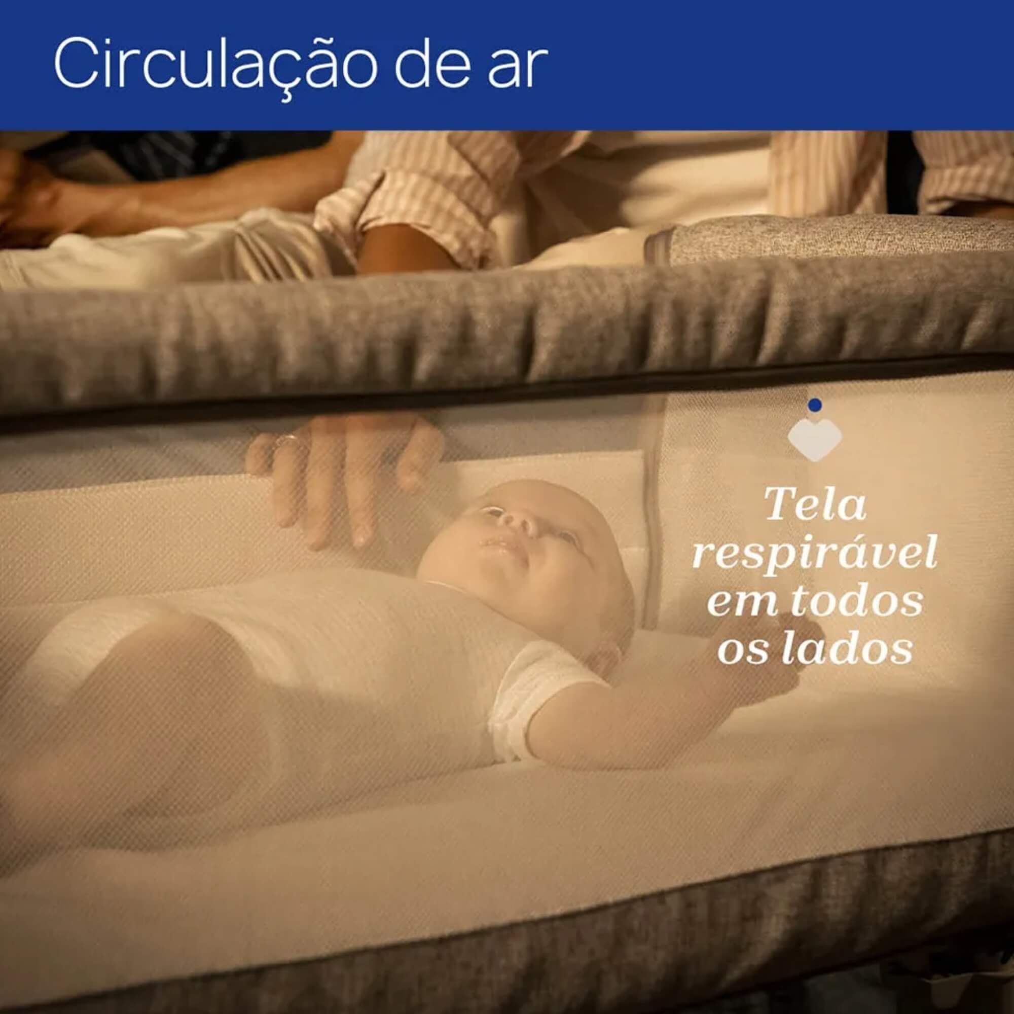 Berço Sleeper Next2Me Armonia 0 A 6 Meses Cinza Chicco - 000007087142610000