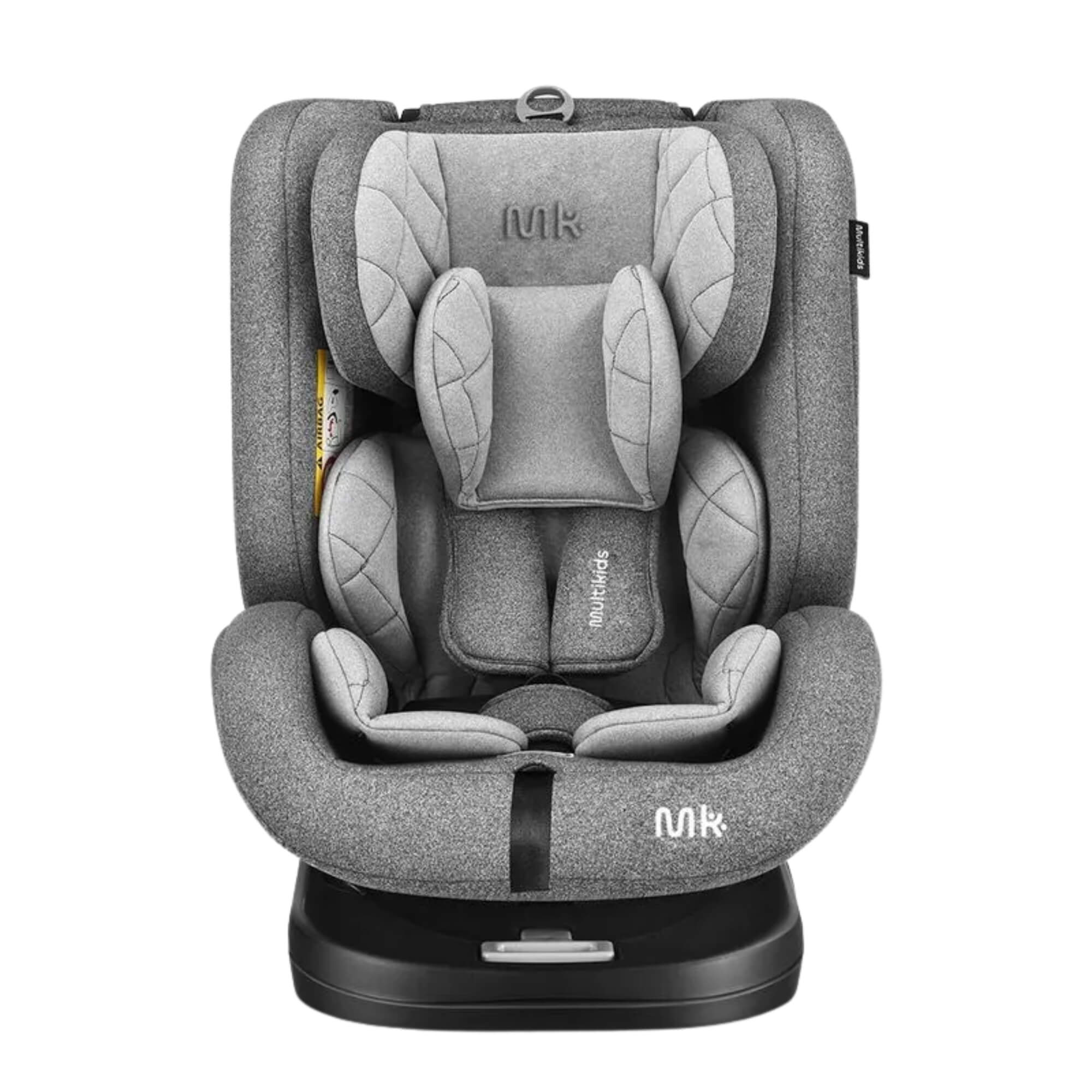 Cadeirinha Infantil Para Carro Artemis Isofix 360° Até 36kg cor Cinza Multikids Baby - BB434