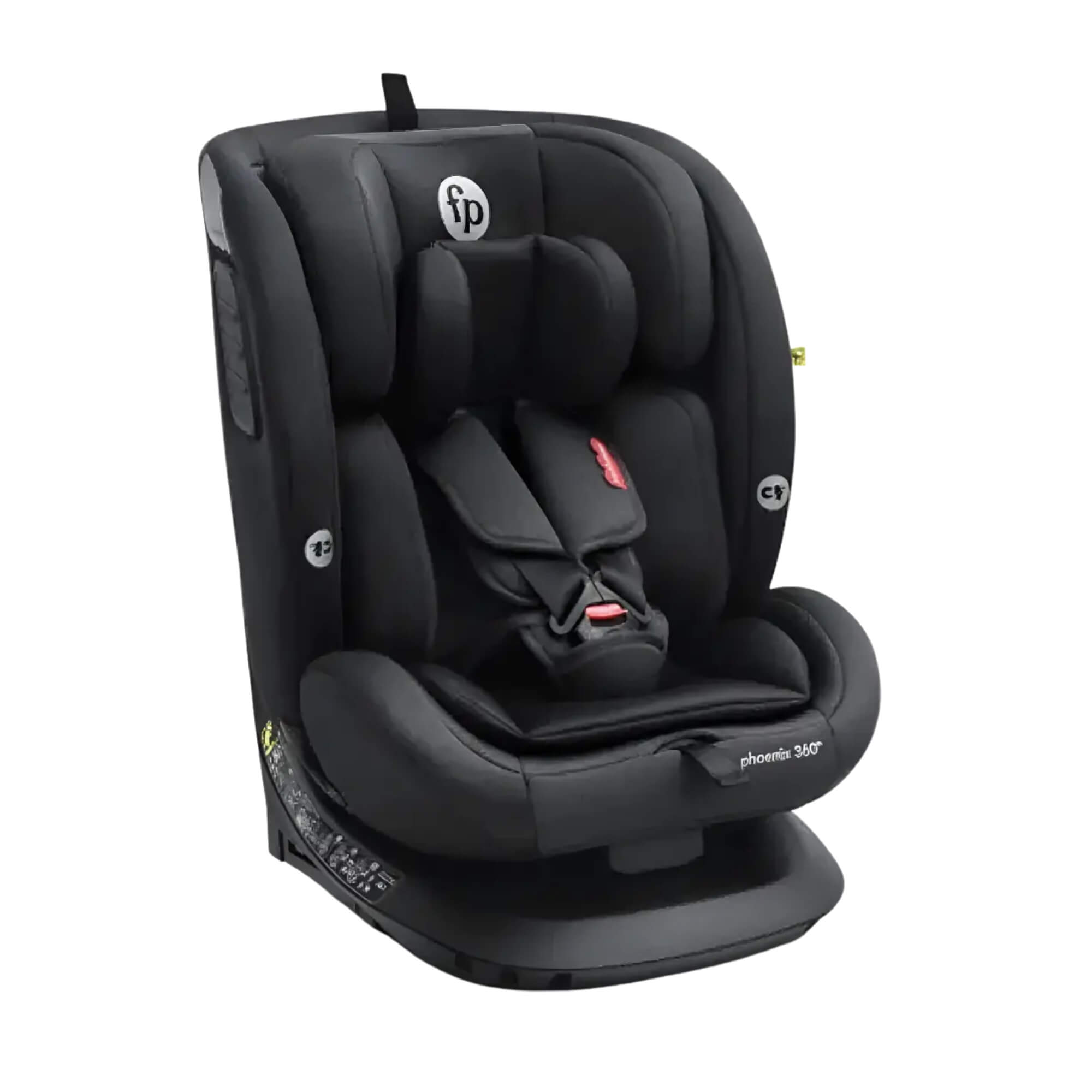 Cadeirinha Para Carro Phoenix 360° Isofix I-Size 40 A 150cm Preta Fisher-Price - BB723