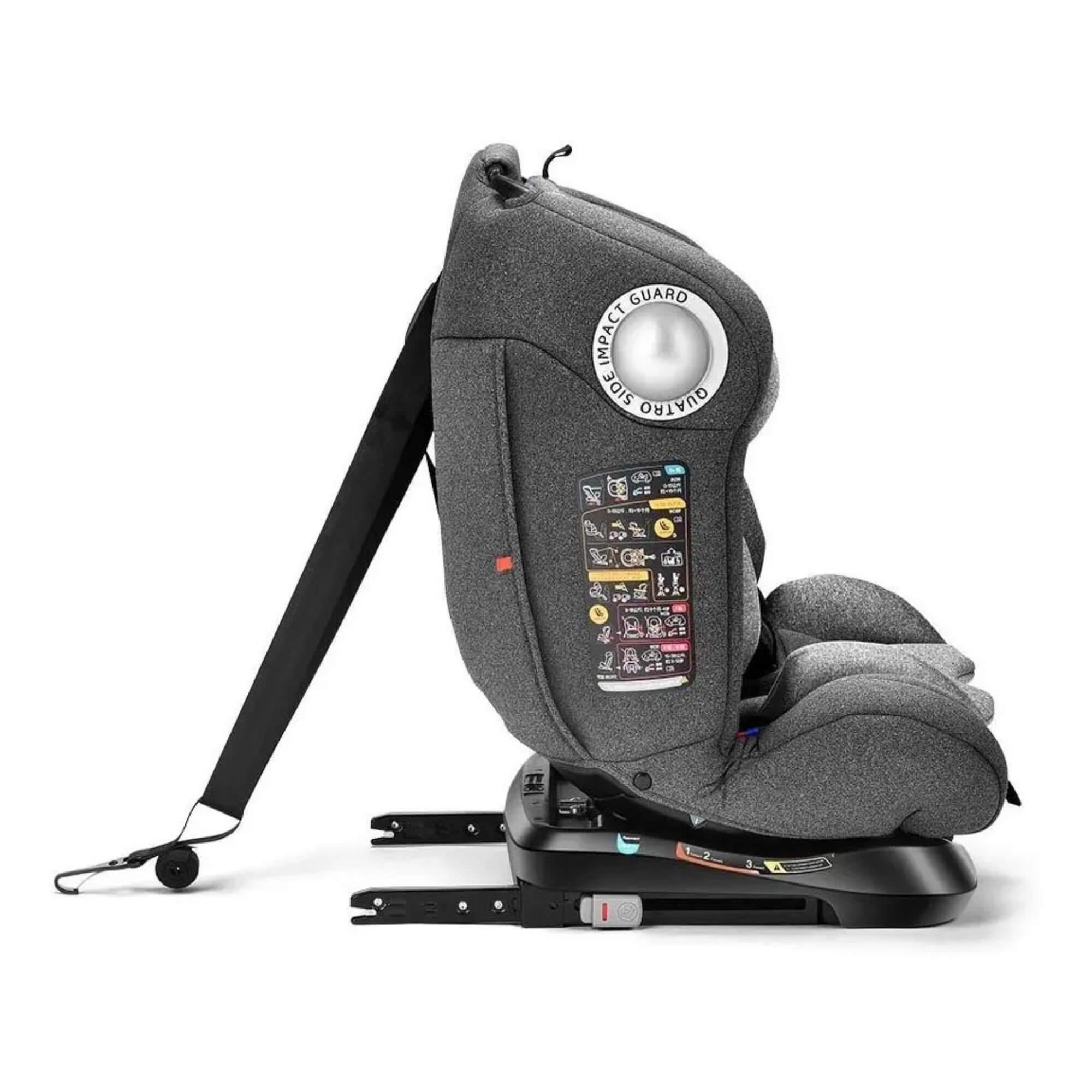 Cadeira para Auto Smart 360 Isofix cor Cinza Litet - BB761