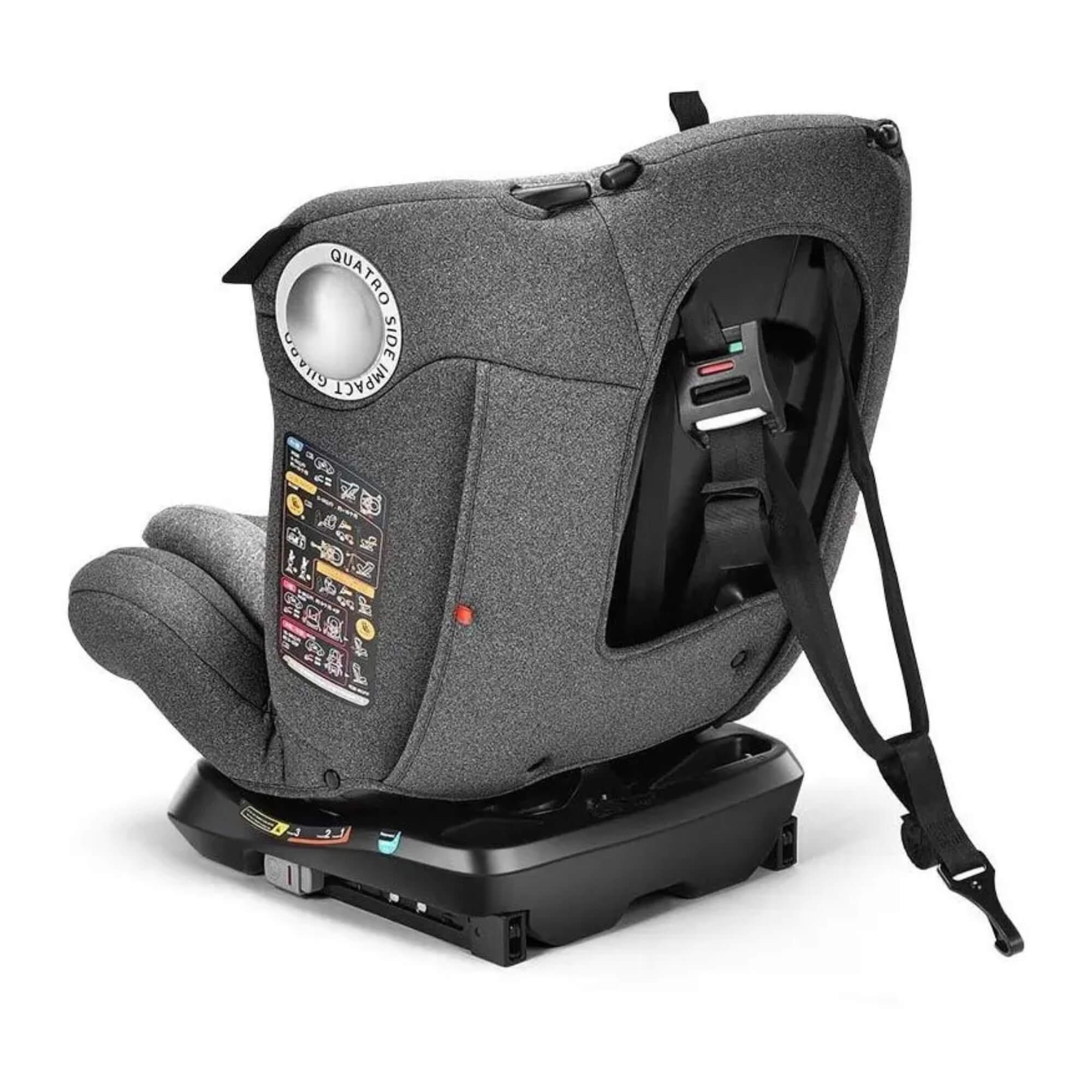 Cadeira para Auto Smart 360 Isofix cor Cinza Litet - BB761