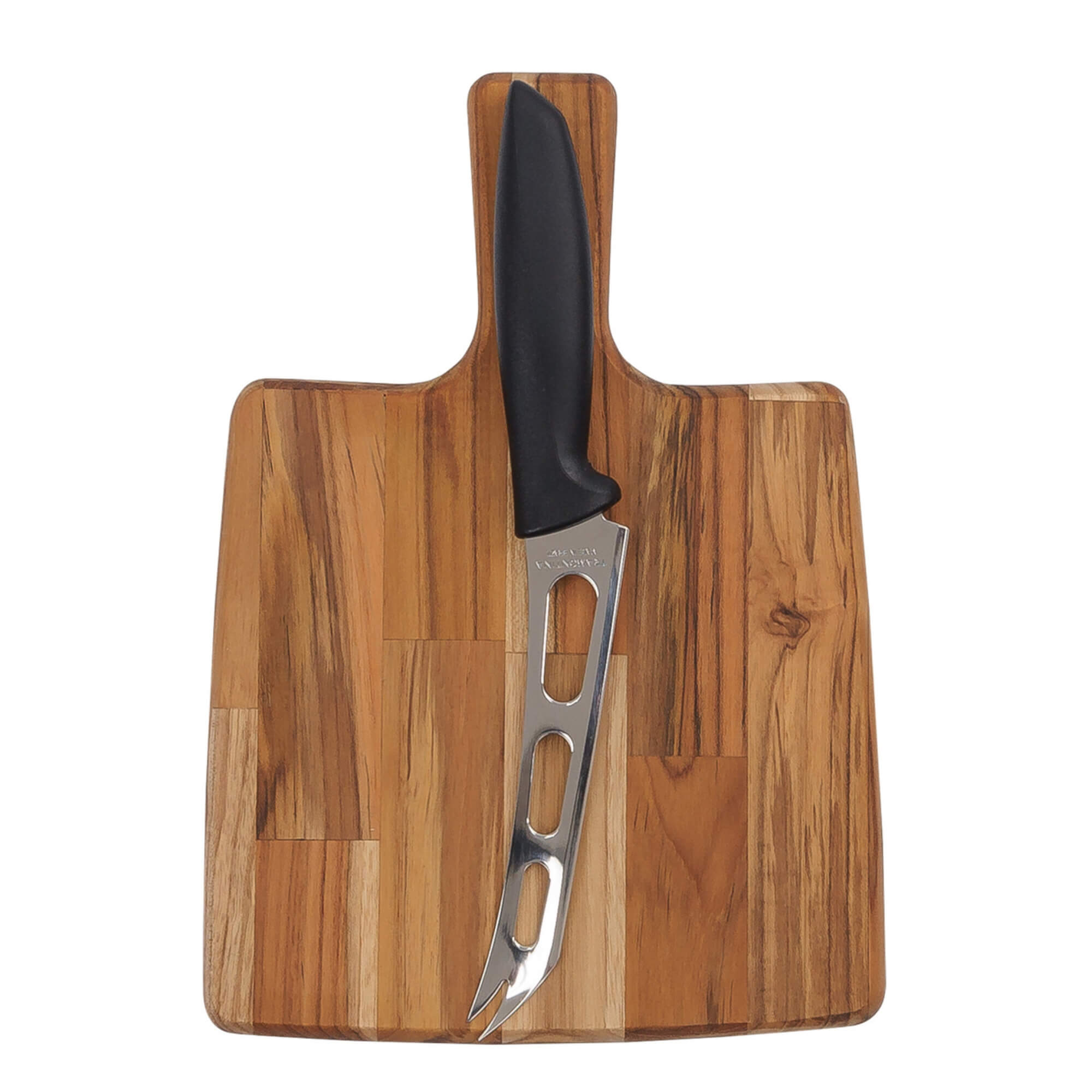 Kit Tábua Com Faca Para Queijo Em Madeira Teca FSC - Tramontina 10239769