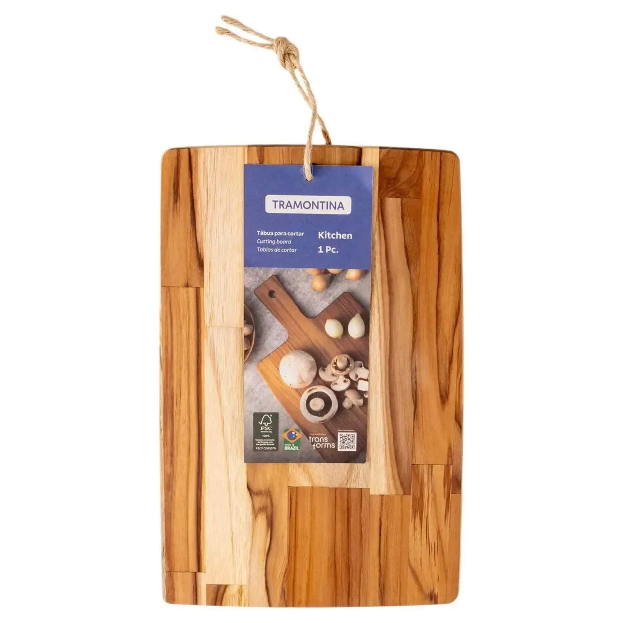 Tábua de Corte Retangular Madeira Kitchen 34Cm Tramontina - 13273351
