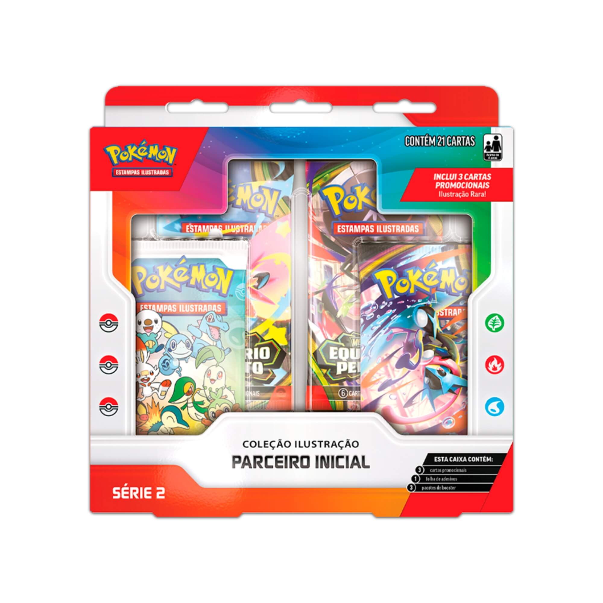 Box Pokemon Coleção Parceiro Inicial Série 2 Copag - 37247