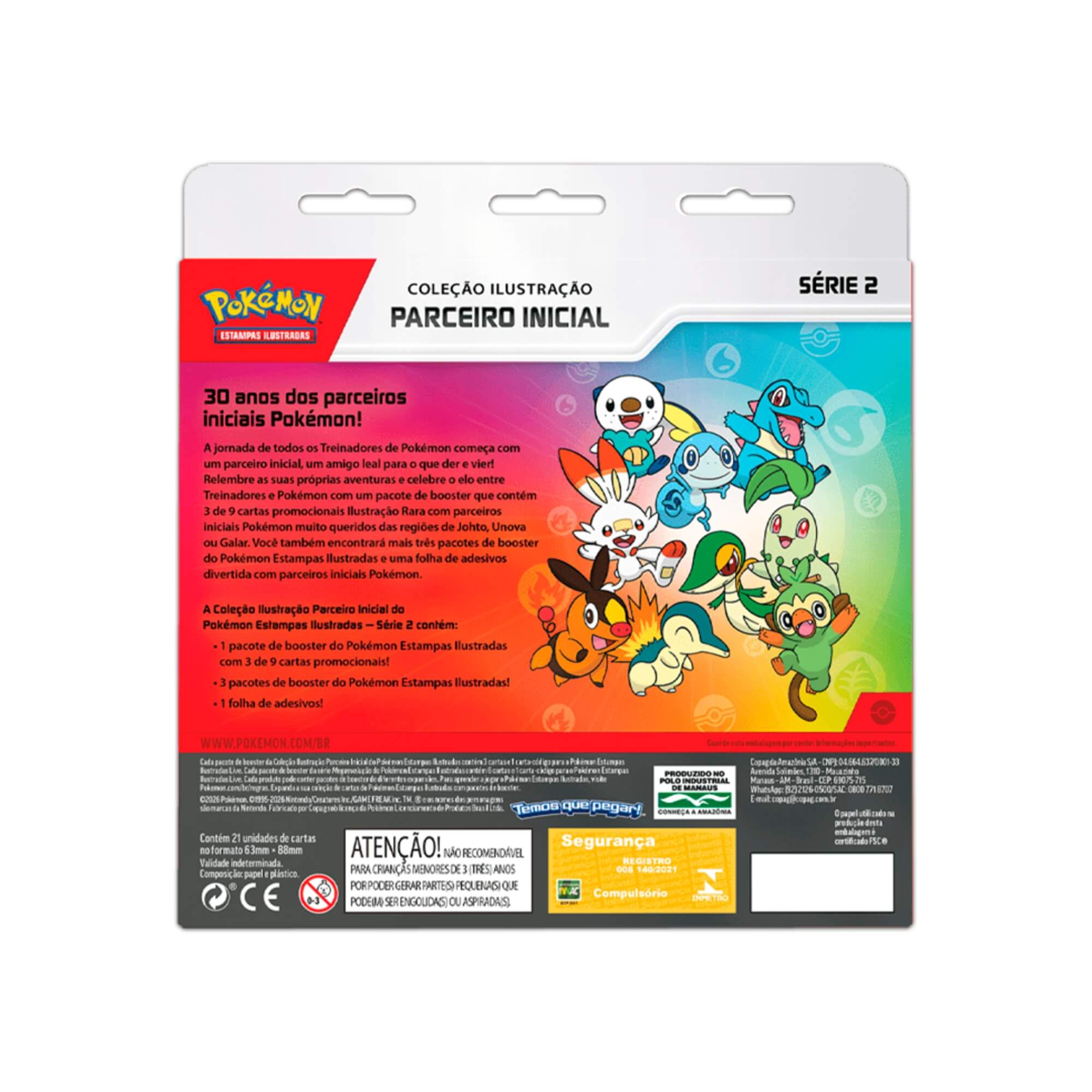 Box Pokemon Coleção Parceiro Inicial Série 2 Copag - 37247