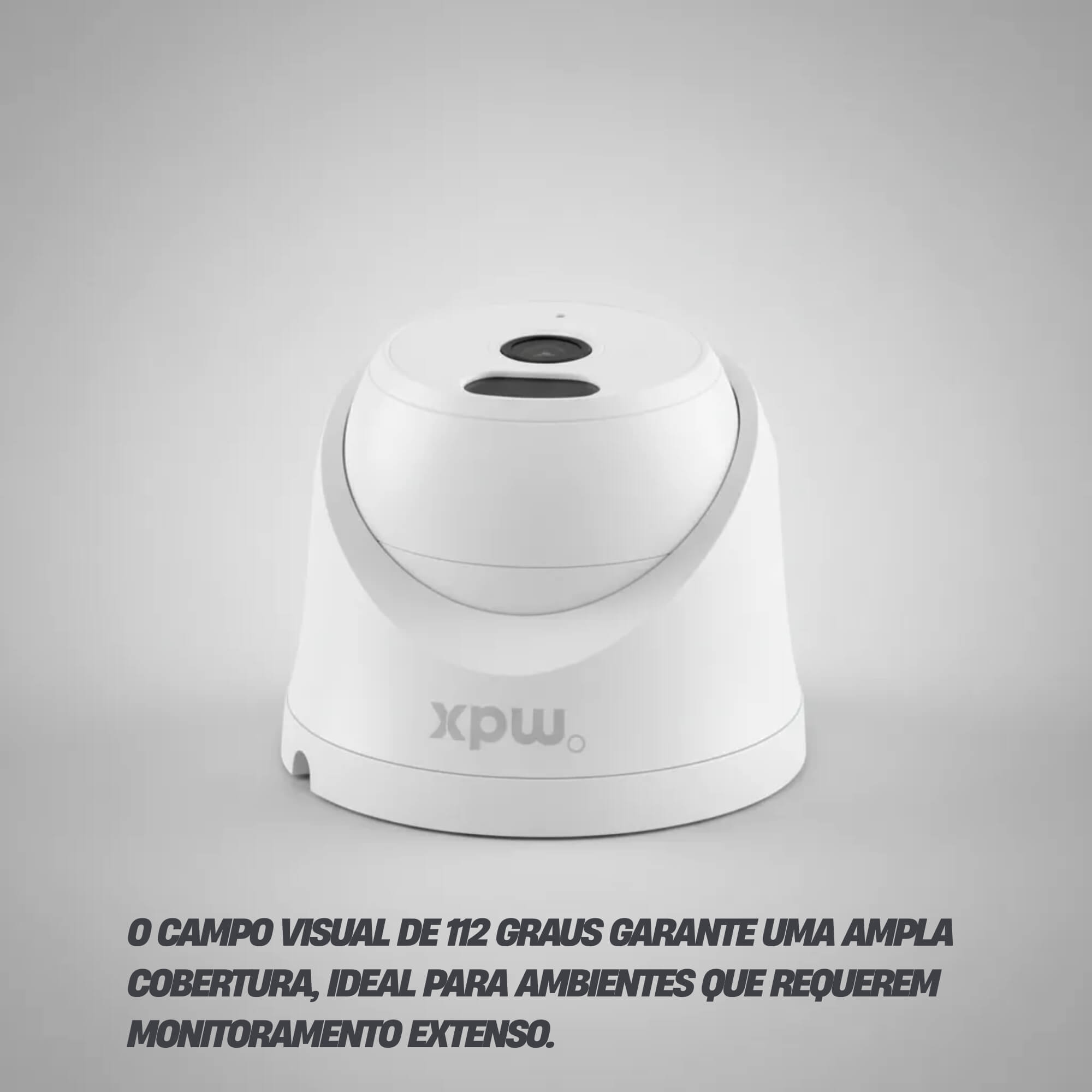 Câmera Dome IP 2MP PoE ONVIF com Áudio MDX - DIP23001-N